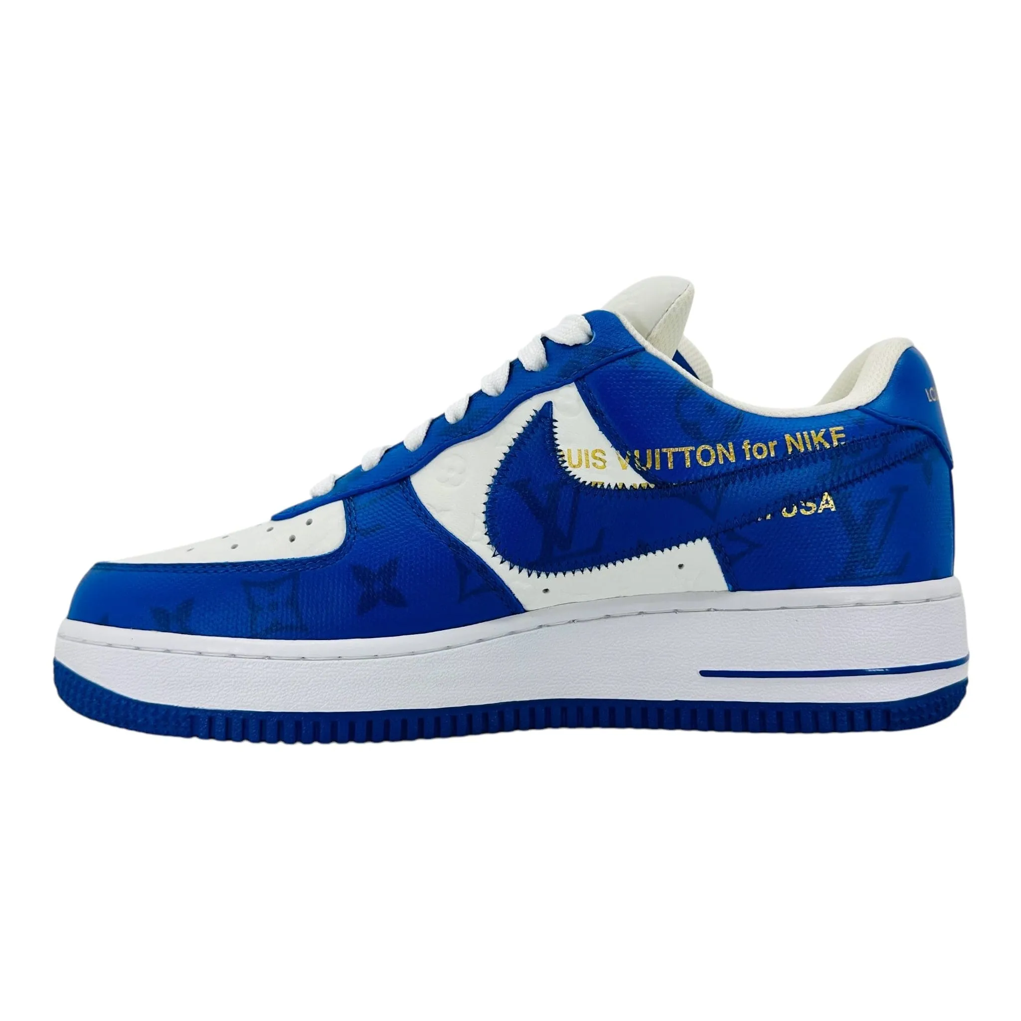 Louis Vuitton Nike Air Force 1 Low By Virgil Abloh White Royal