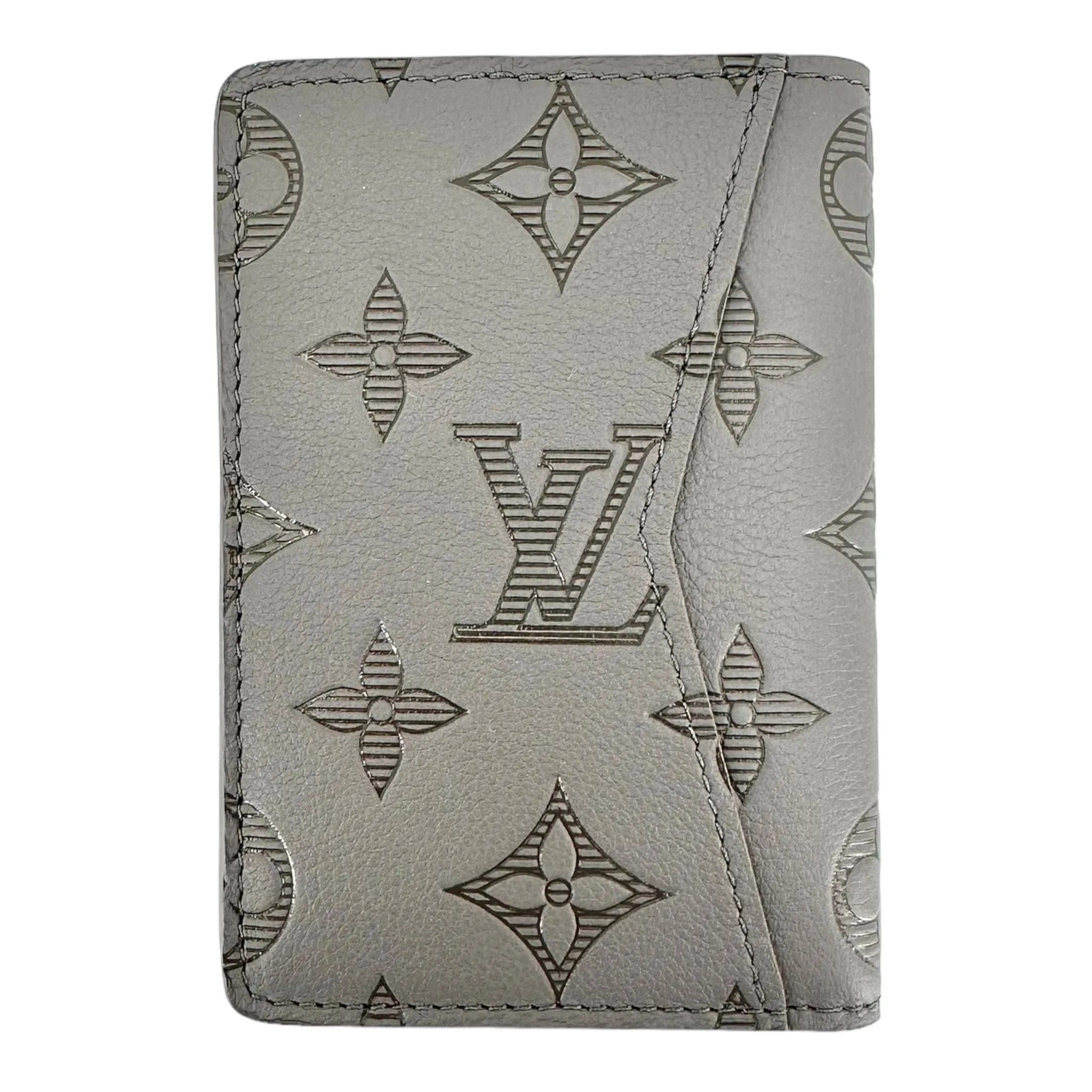 Louis Vuitton Pocket Organizer Shadow Monogram Grey