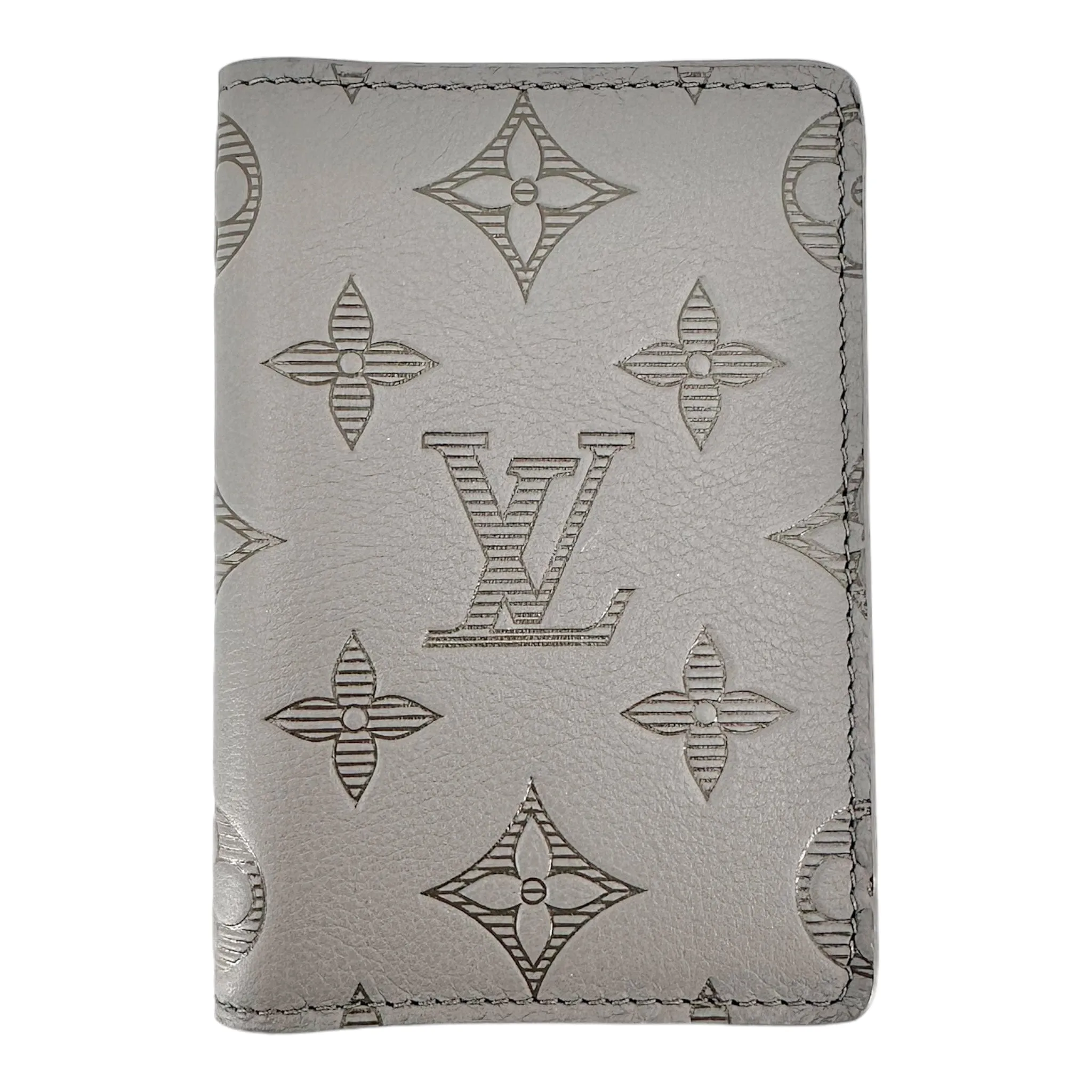 Louis Vuitton Pocket Organizer Shadow Monogram Grey
