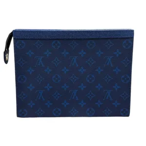 Louis Vuitton Pouchette Voyage MM Monogram Taigarama Blue