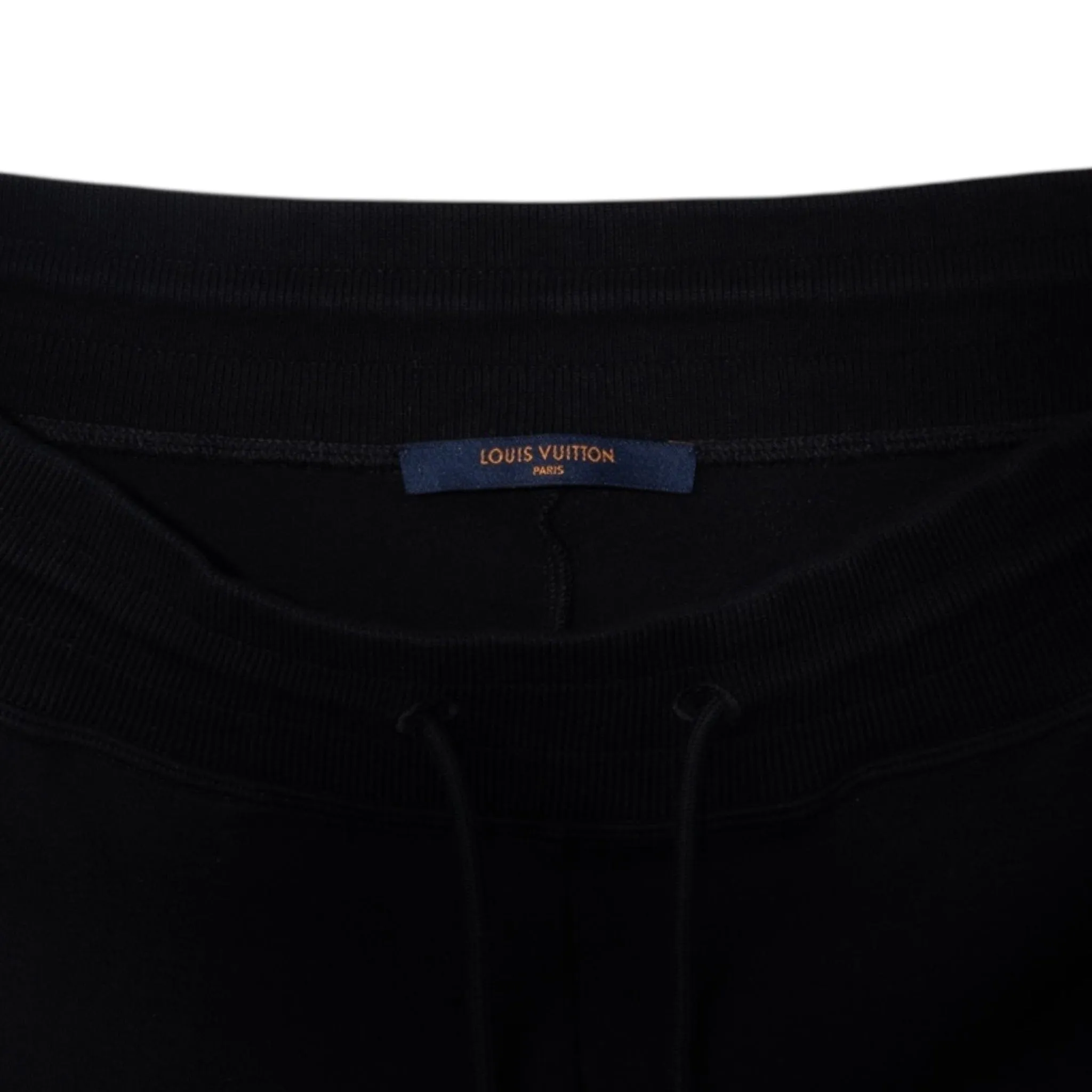 Louis Vuitton Staple Edition Double Face Travel Sweatpants Black Pre-Owned