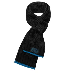 Louis Vuitton Taiga Article De Voyage Helsinki Scarf Black Blue