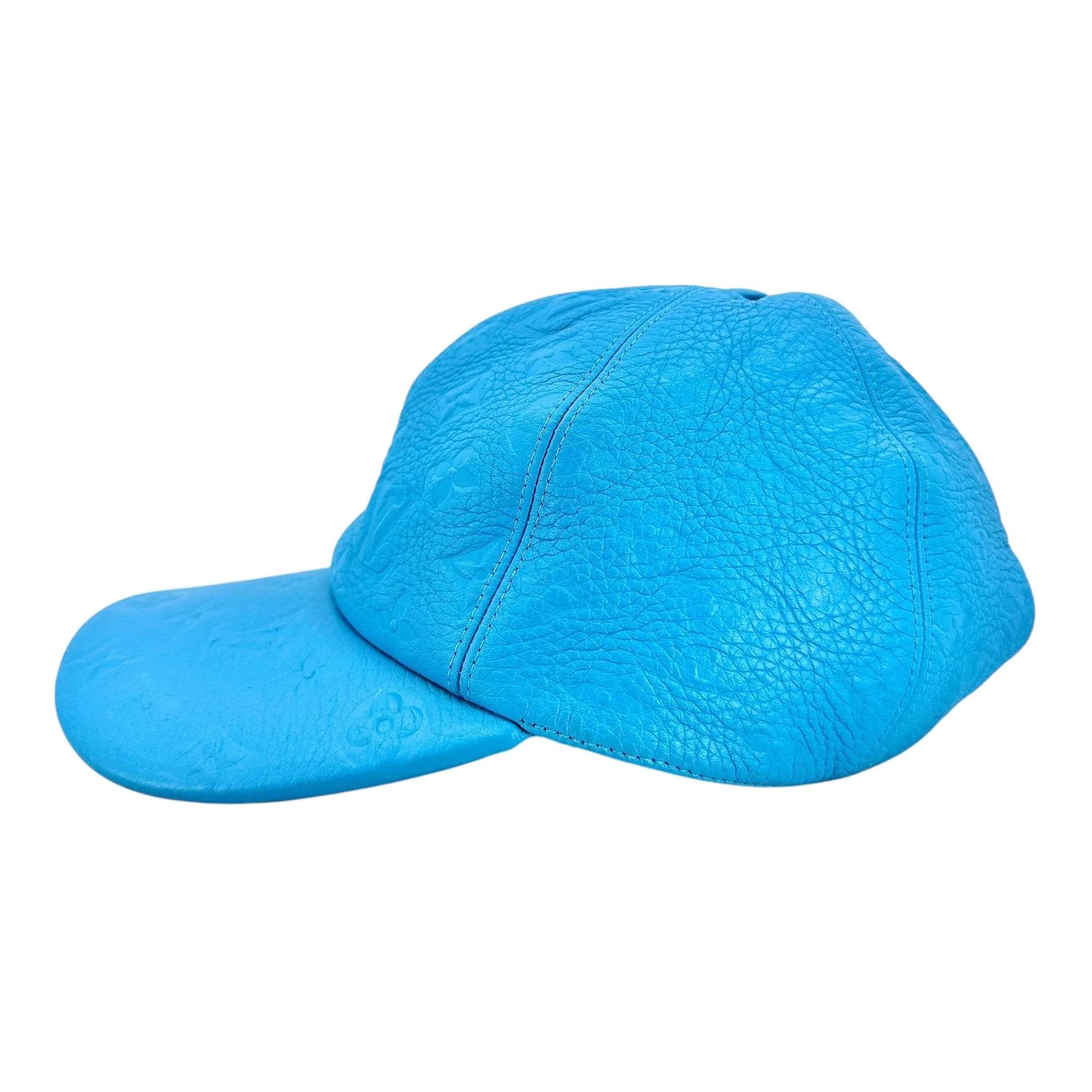 Louis Vuitton Taurillon Monogram Hat Blue Pre-Owned