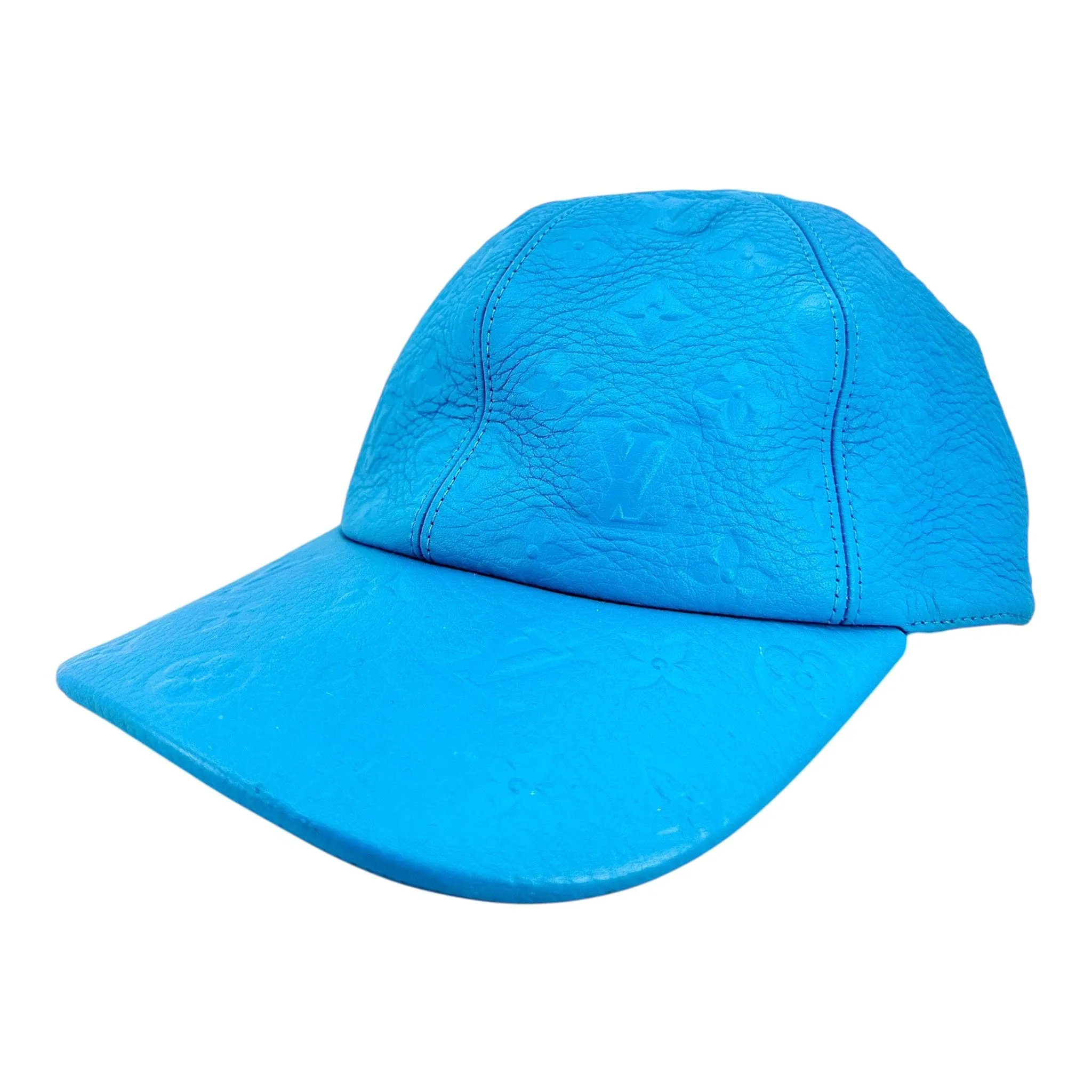 Louis Vuitton Taurillon Monogram Hat Blue Pre-Owned