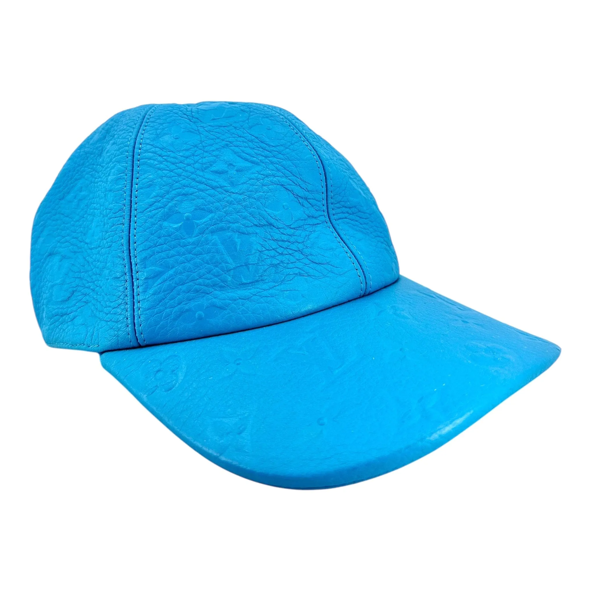 Louis Vuitton Taurillon Monogram Hat Blue Pre-Owned