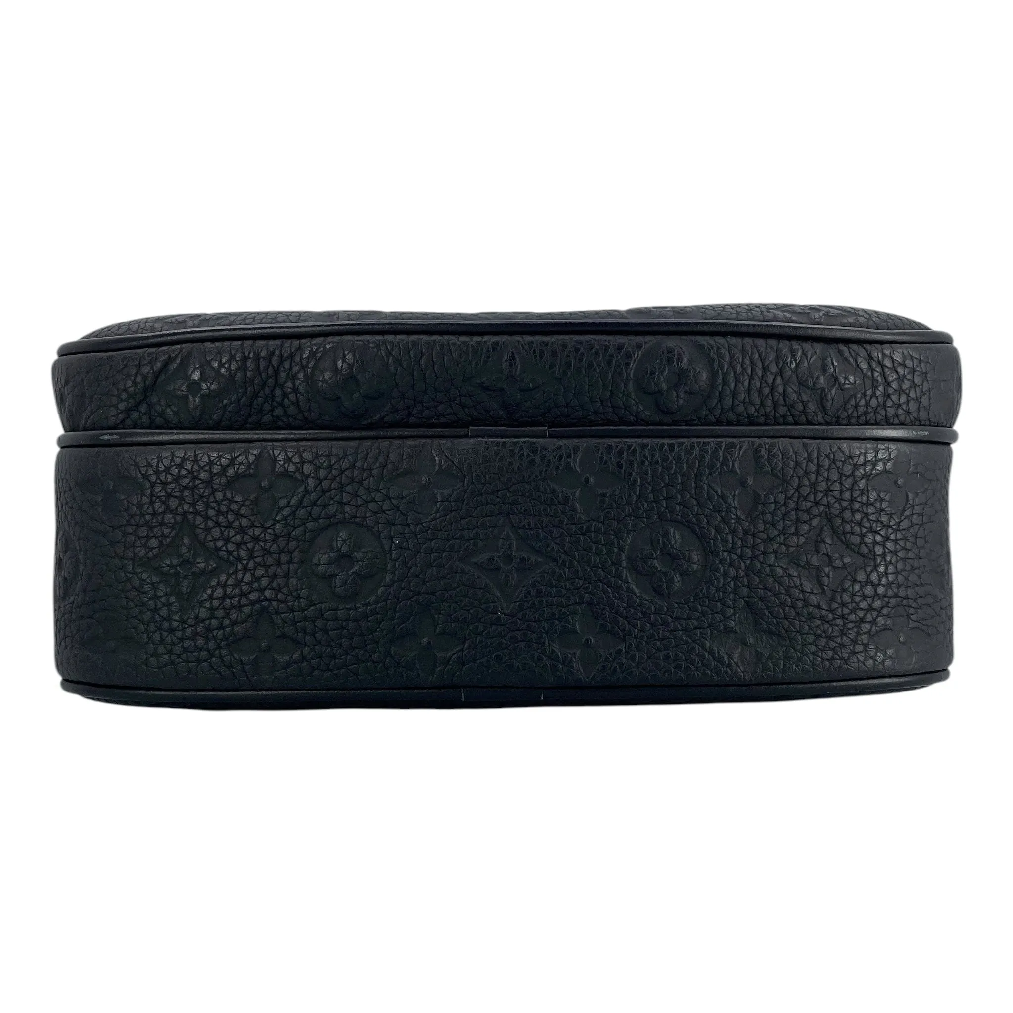 Louis Vuitton Taurillon Monogram S Lock Messenger Black Pre-Owned