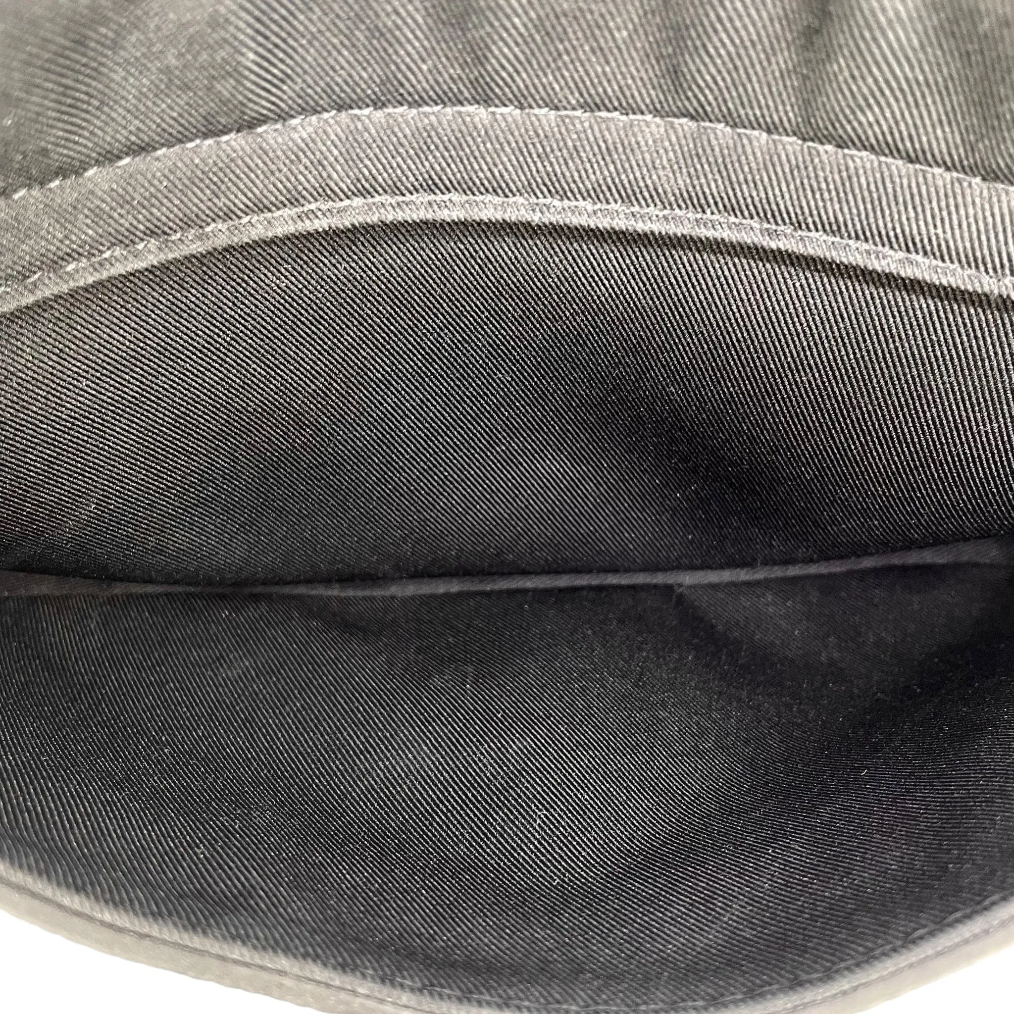Louis Vuitton Taurillon Monogram S Lock Messenger Black Pre-Owned