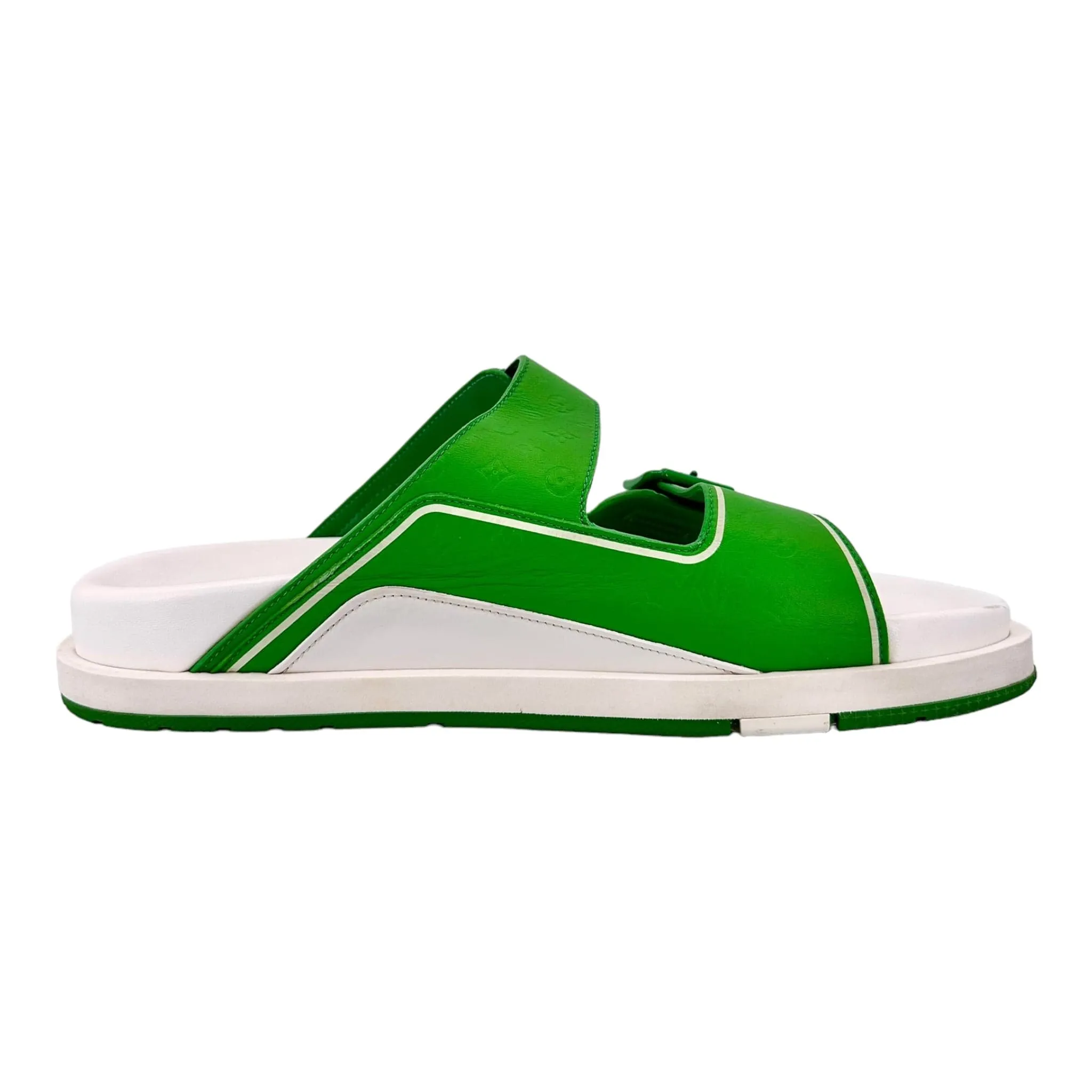 Louis Vuitton Trainer Mule Geen White Pre-Owned