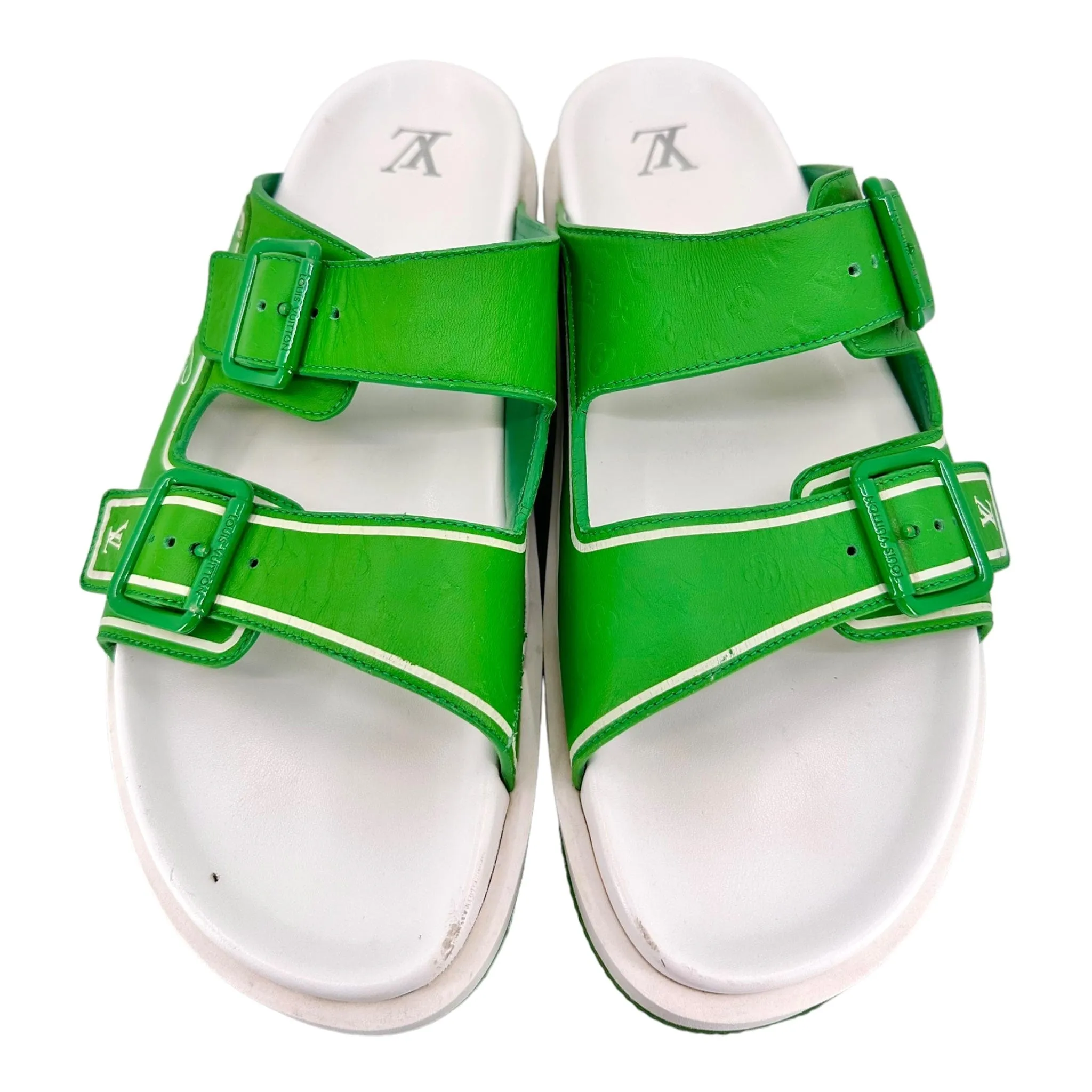 Louis Vuitton Trainer Mule Geen White Pre-Owned