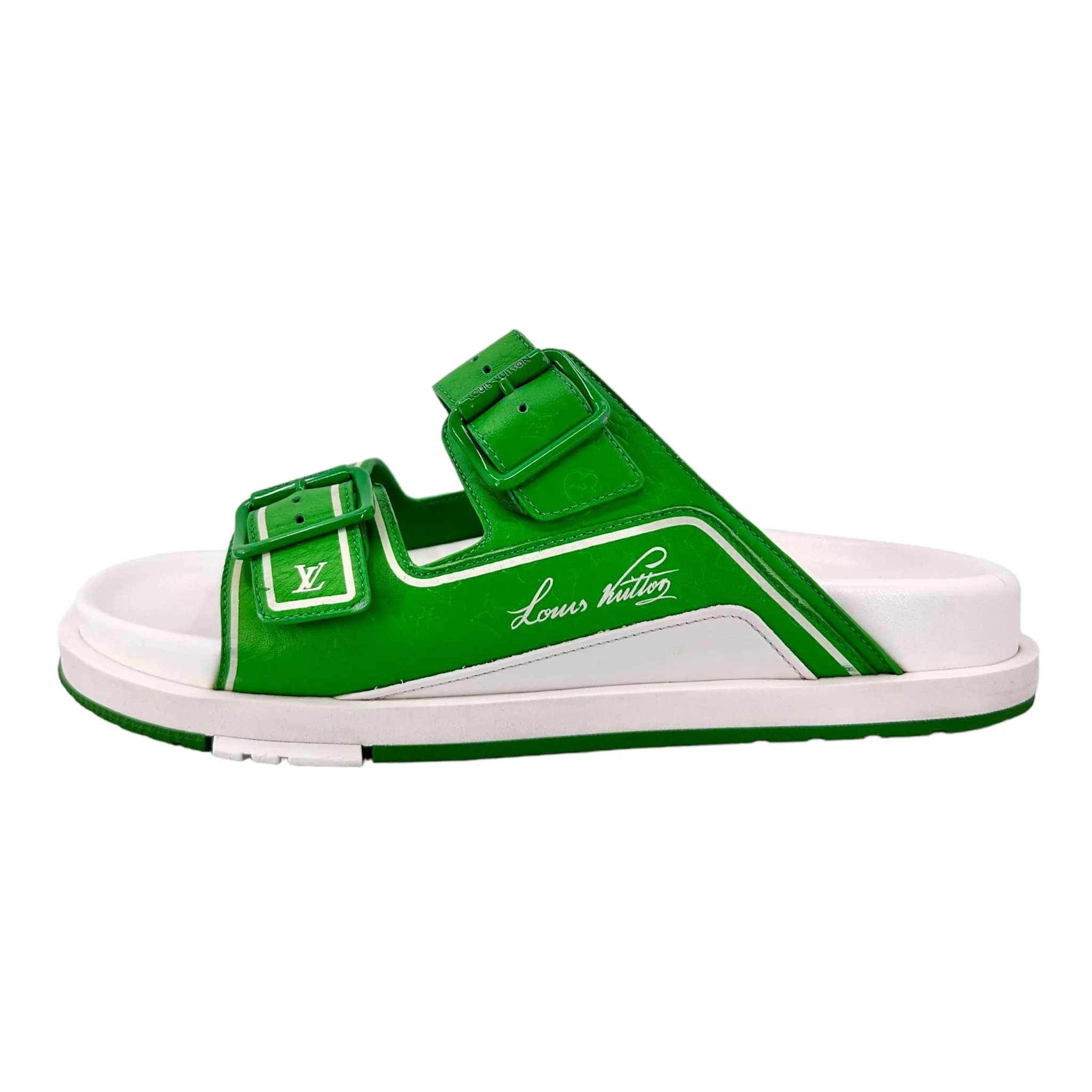 Louis Vuitton Trainer Mule Geen White Pre-Owned