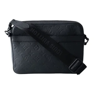 Louis Vuitton Trio Messenger Bag Monogram Black Pre-Owned