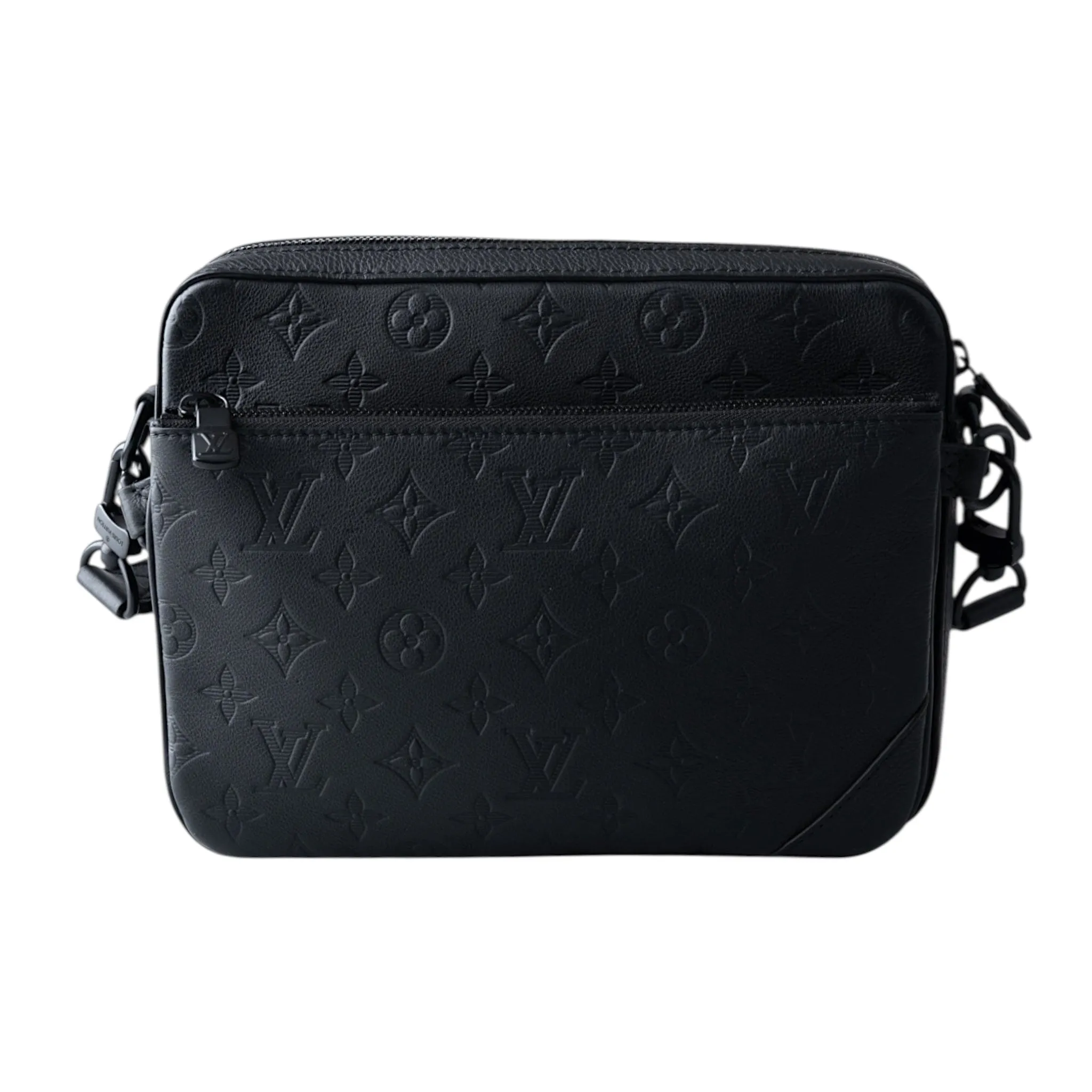 Louis Vuitton Trio Messenger Bag Monogram Black Pre-Owned