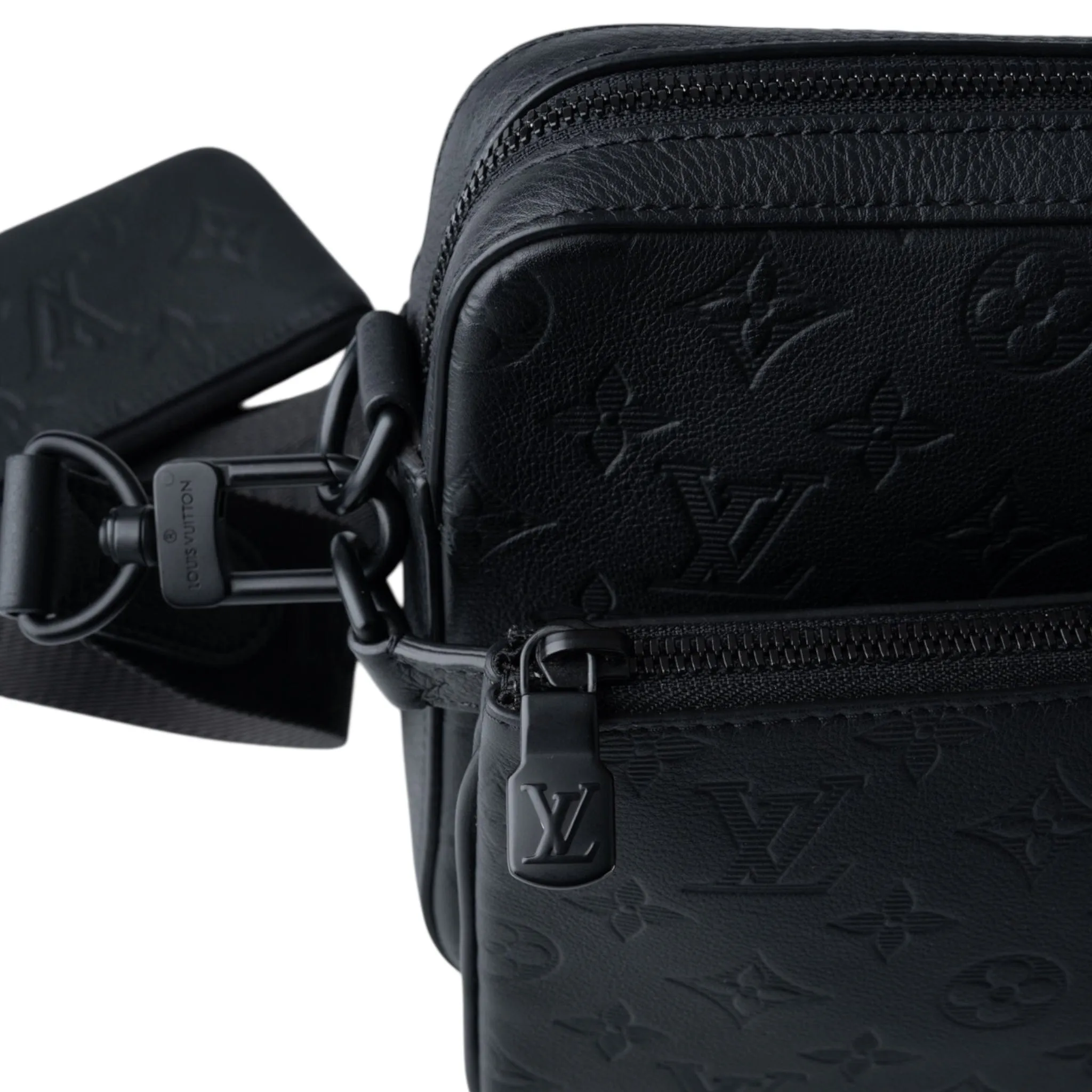 Louis Vuitton Trio Messenger Bag Monogram Black Pre-Owned