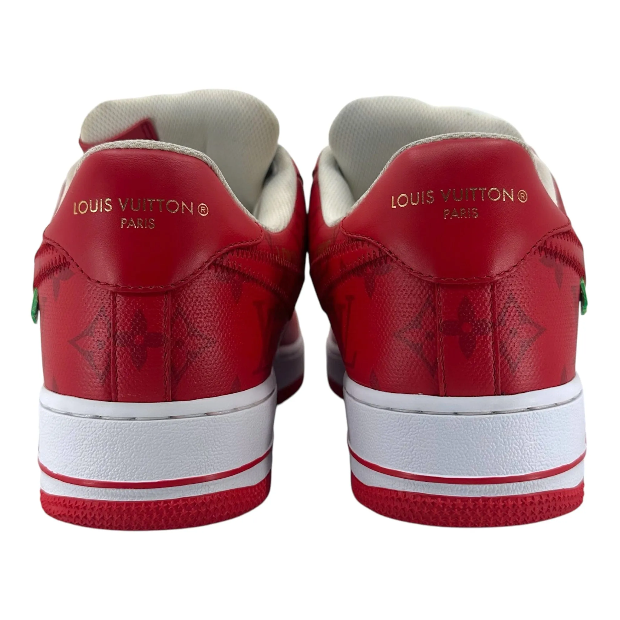 Louis Vuitton x Nike Air Force 1 Low By Virgil Abloh White Red Pre-Owned