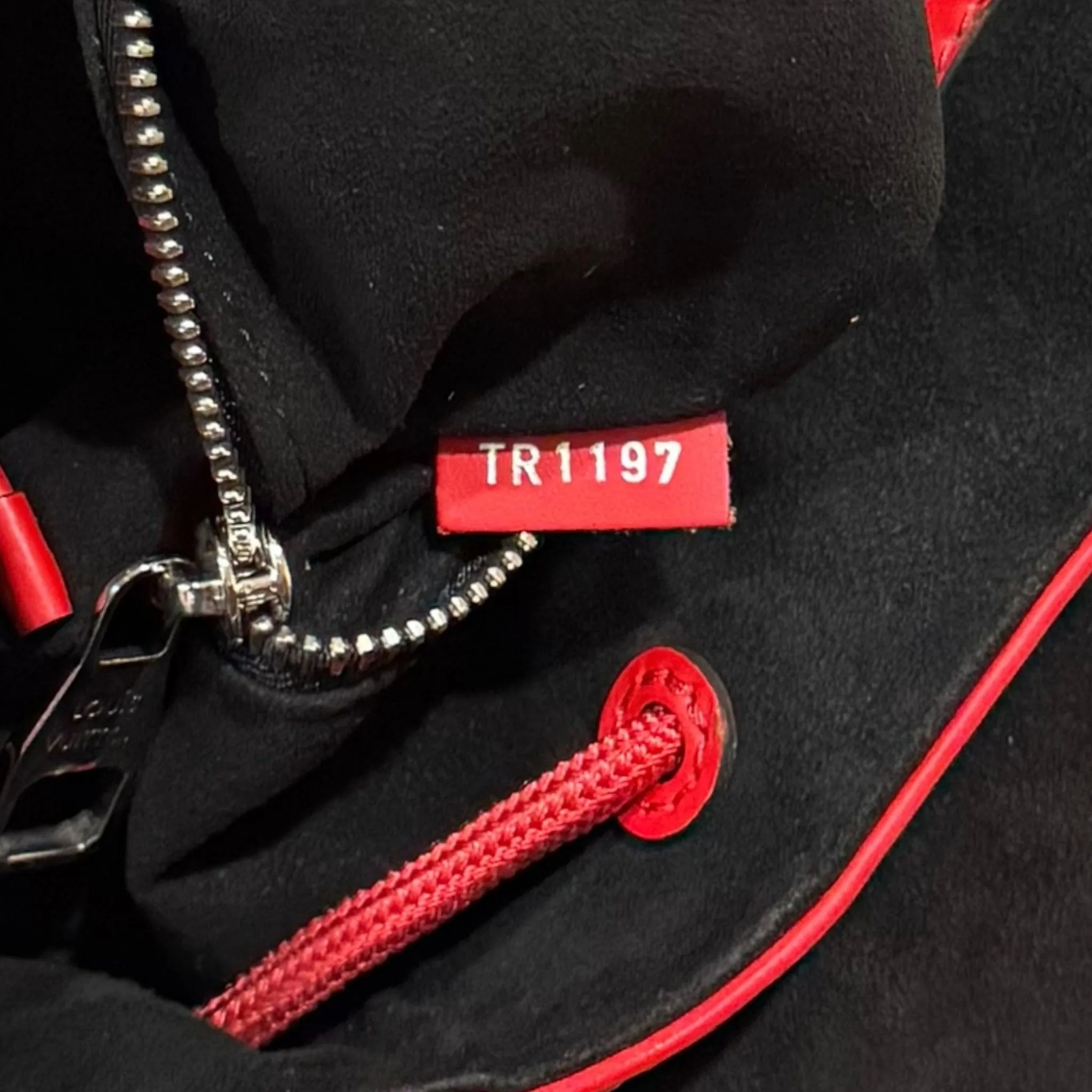 Louis Vuitton x Supreme Christopher Backpack Epi Red White Pre-Owned