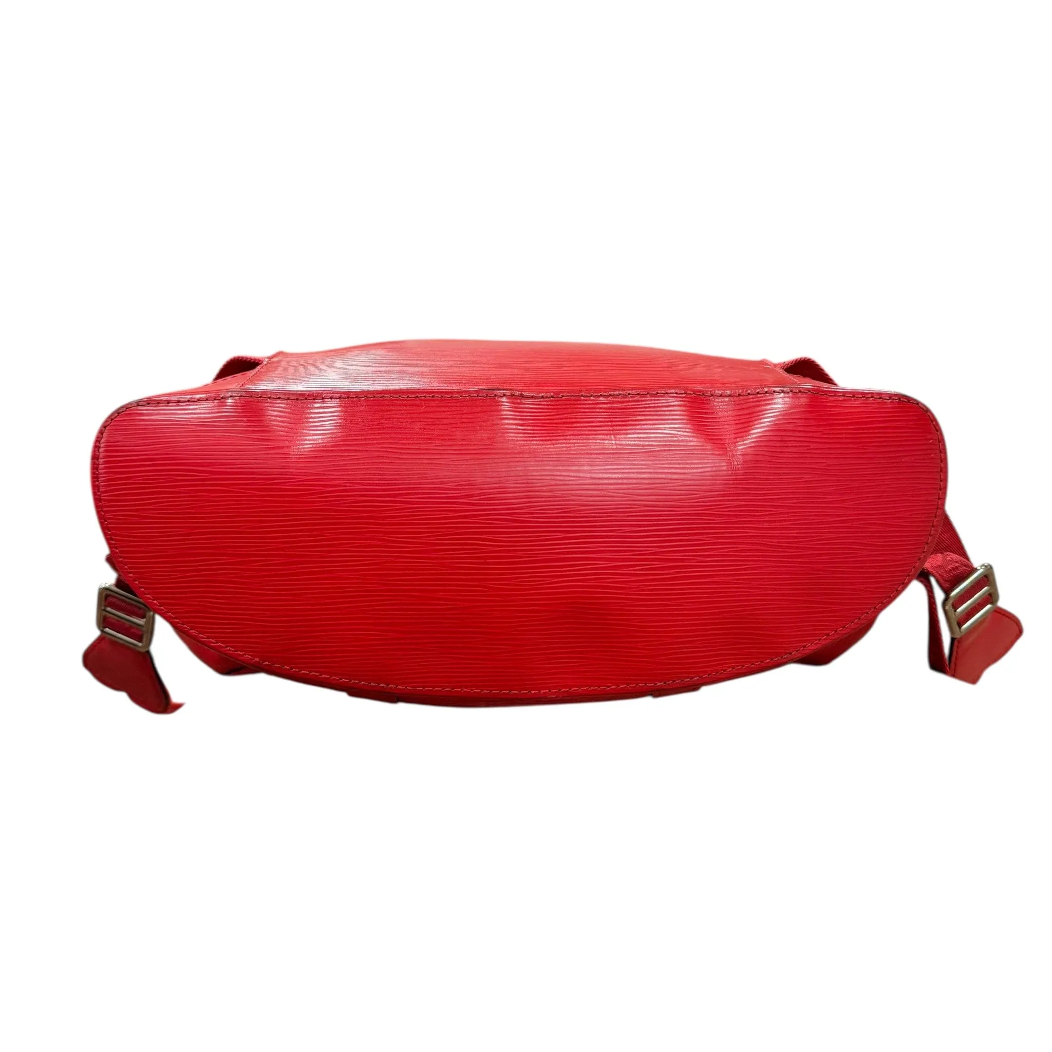 Louis Vuitton x Supreme Christopher Backpack Epi Red White Pre-Owned