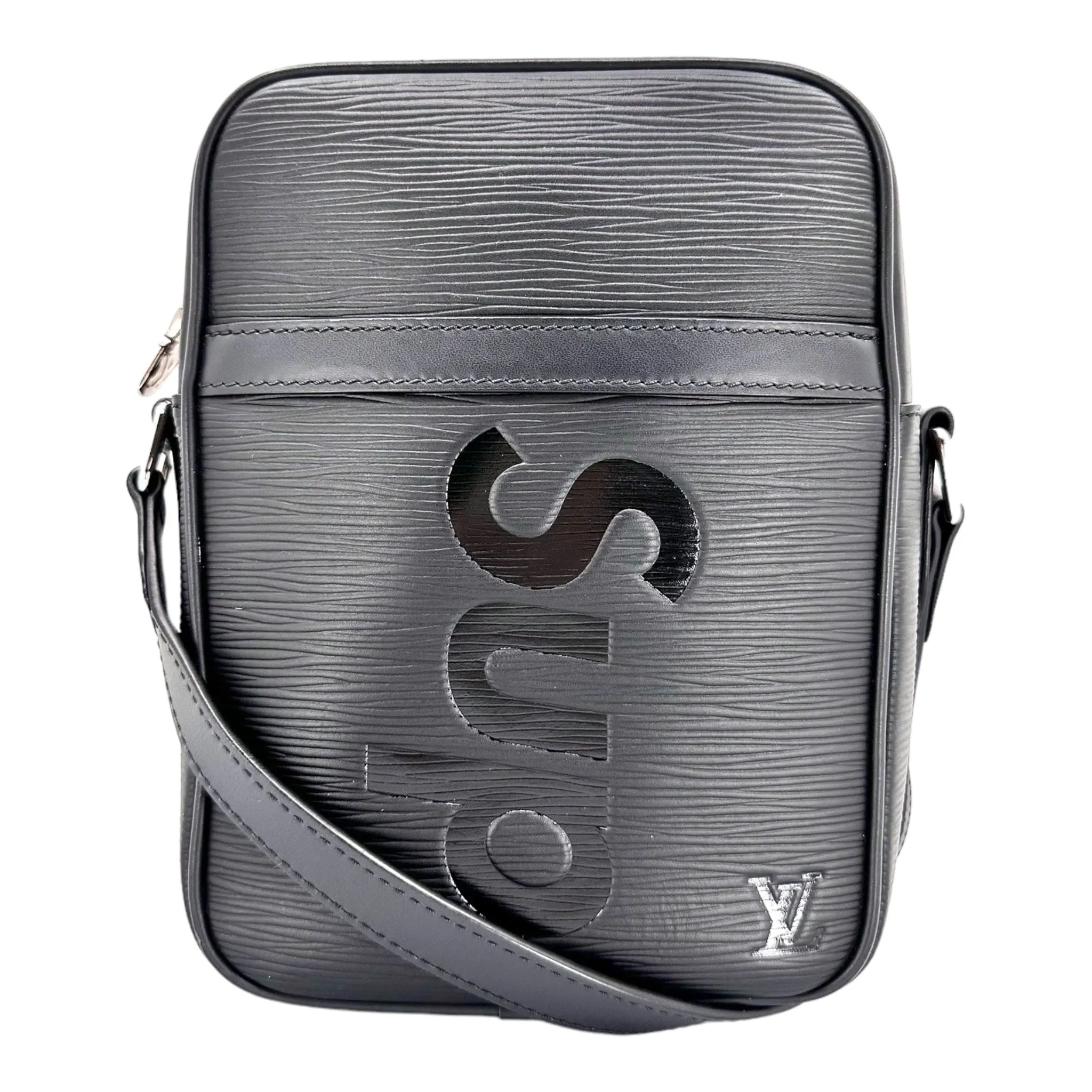 Louis Vuitton x Supreme Danube Epi PM Black Pre-Owned