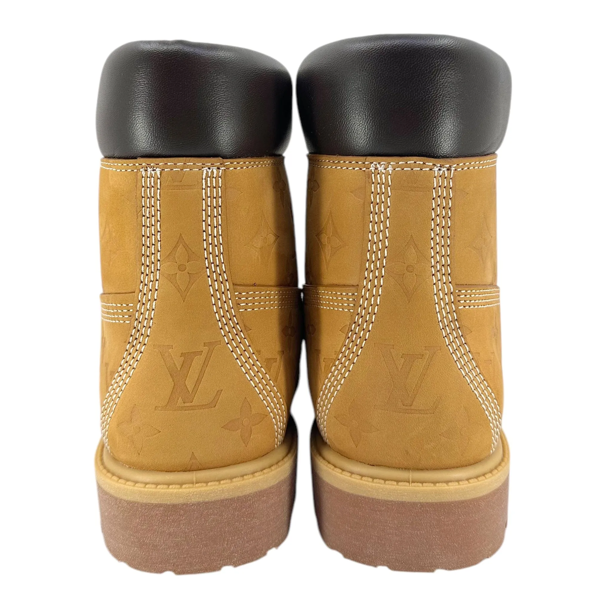 Louis Vuitton x Timberland 6 Ankle Boot Monogram Brown Wheat