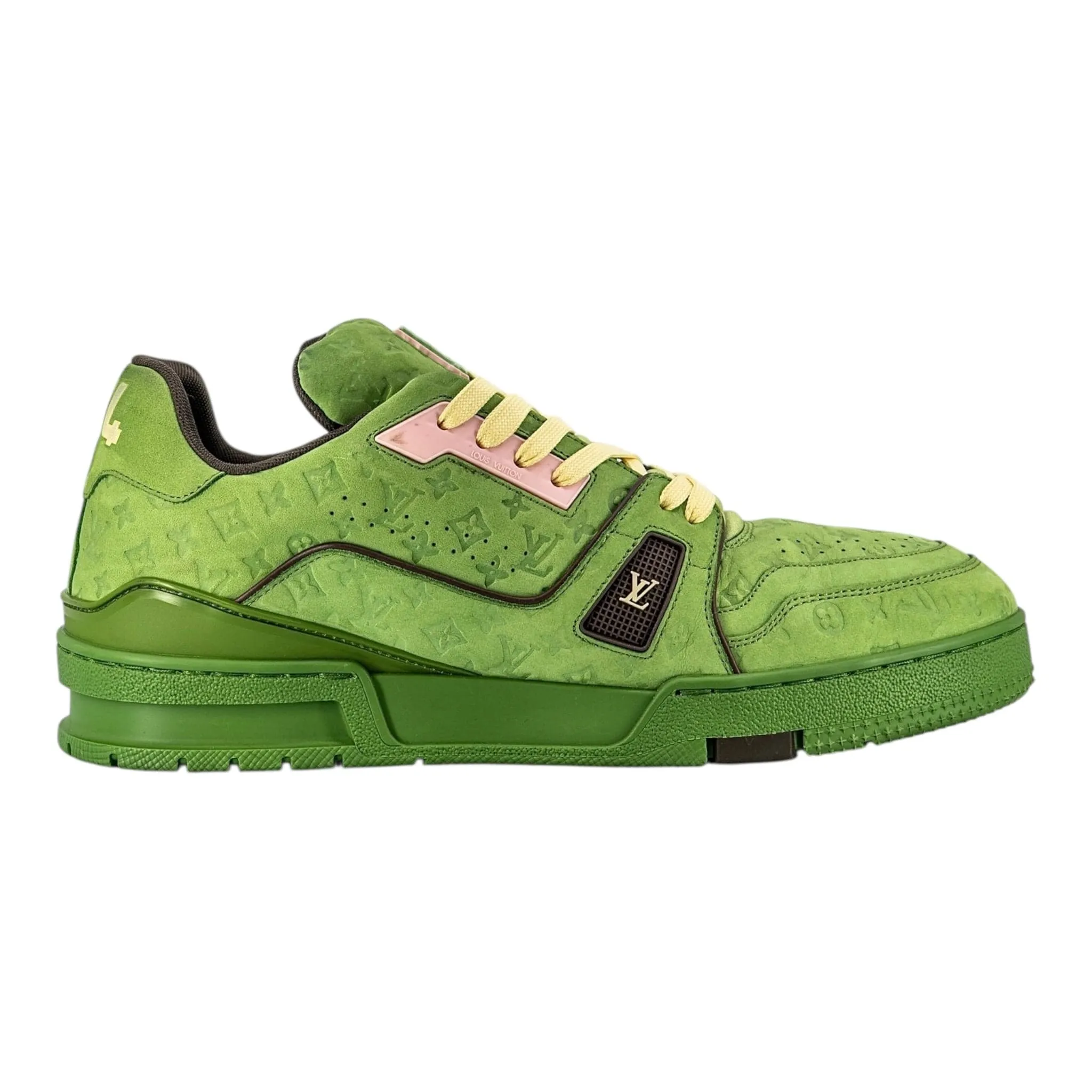 Louis Vuitton x Tyler The Creator LV Trainer Green Pink Multi Pre-Owned