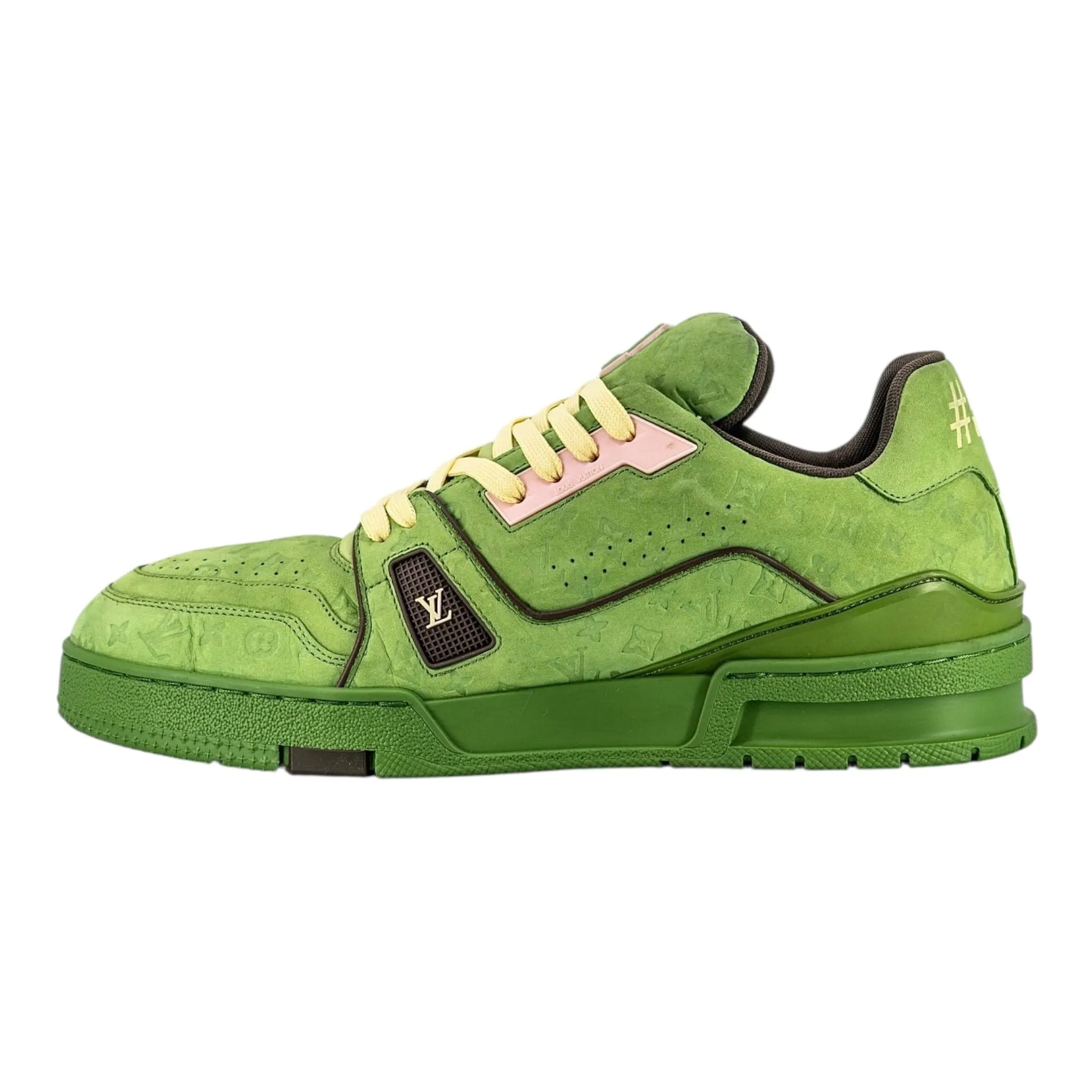 Louis Vuitton x Tyler The Creator LV Trainer Green Pink Multi Pre-Owned