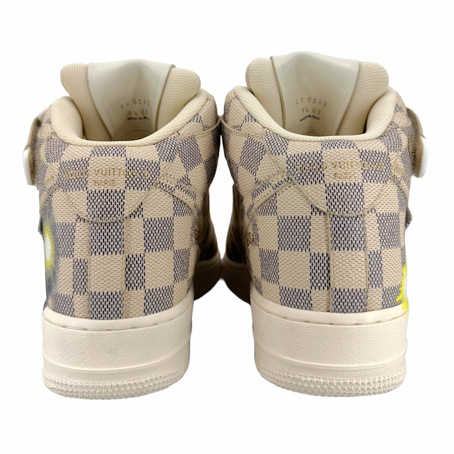 Louis Vuitton Nike Air Force 1 Mid By Virgil Abloh Graffiti