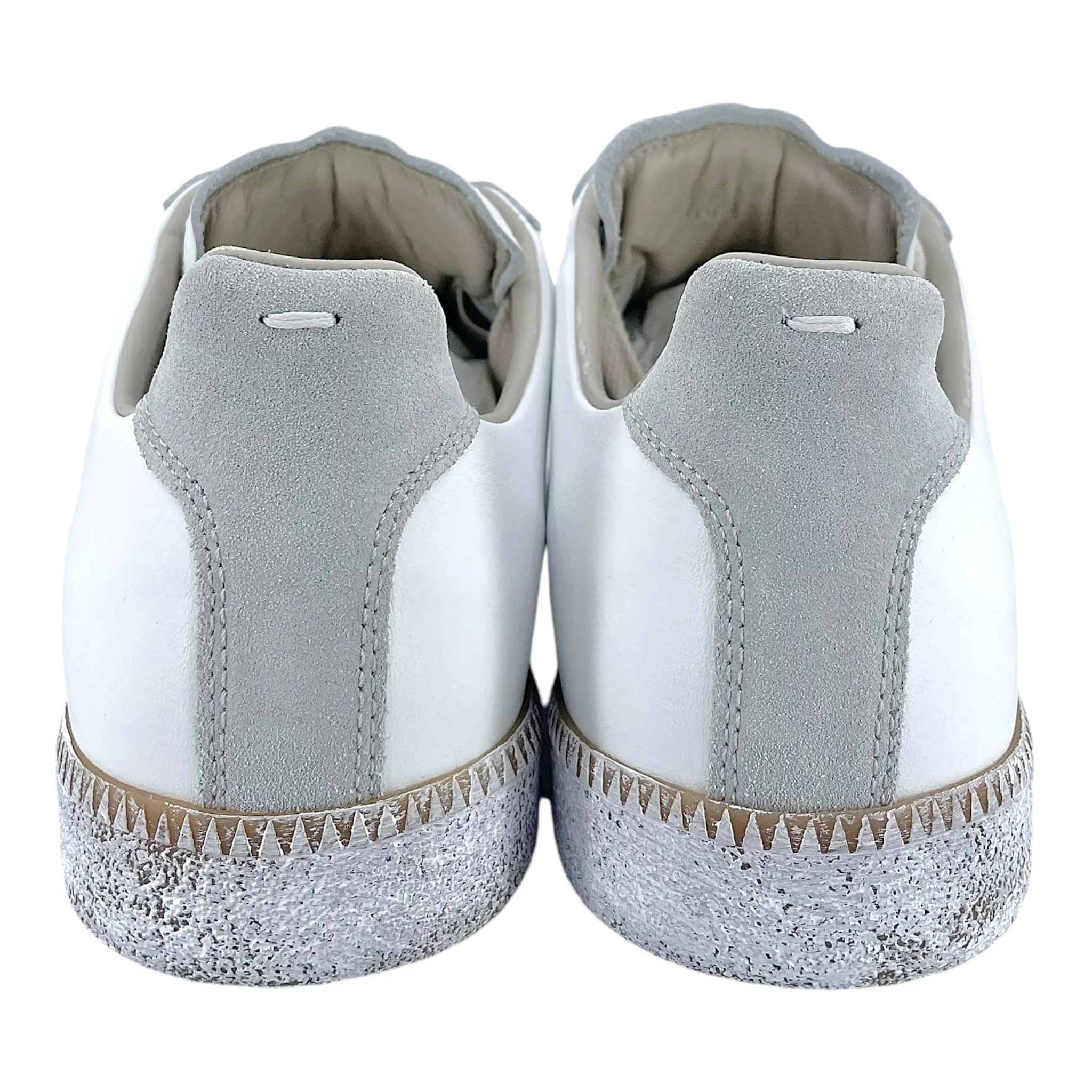 Maison Margiela Replica Low Sneaker Paint White Grey