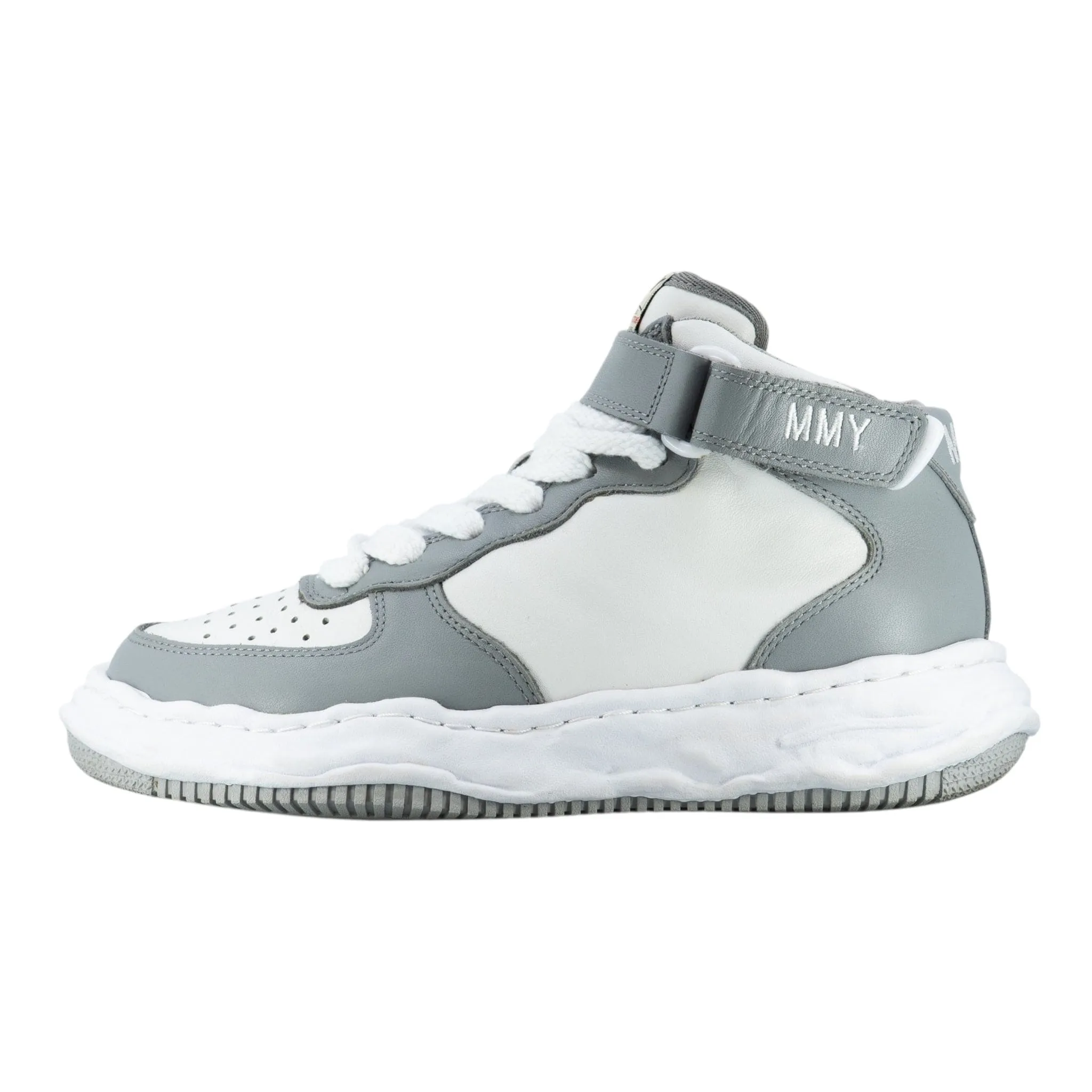 Maison Mihara Yasuhiro Wayne OG Sole Sneaker High White Grey Pre-Owned