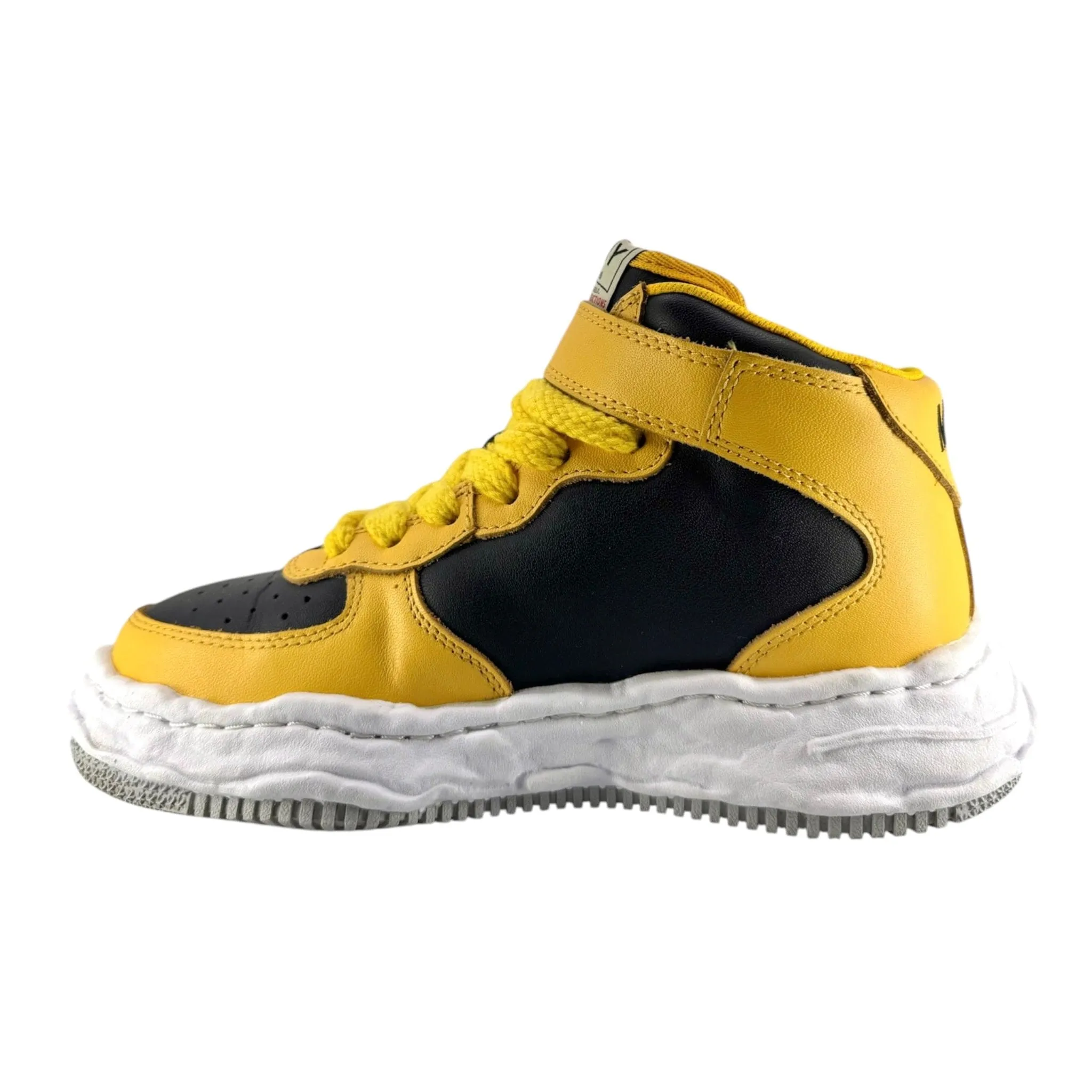 Maison Mihara Yasuhiro Wayne OG Sole Sneaker High Yellow Black Pre-Owned