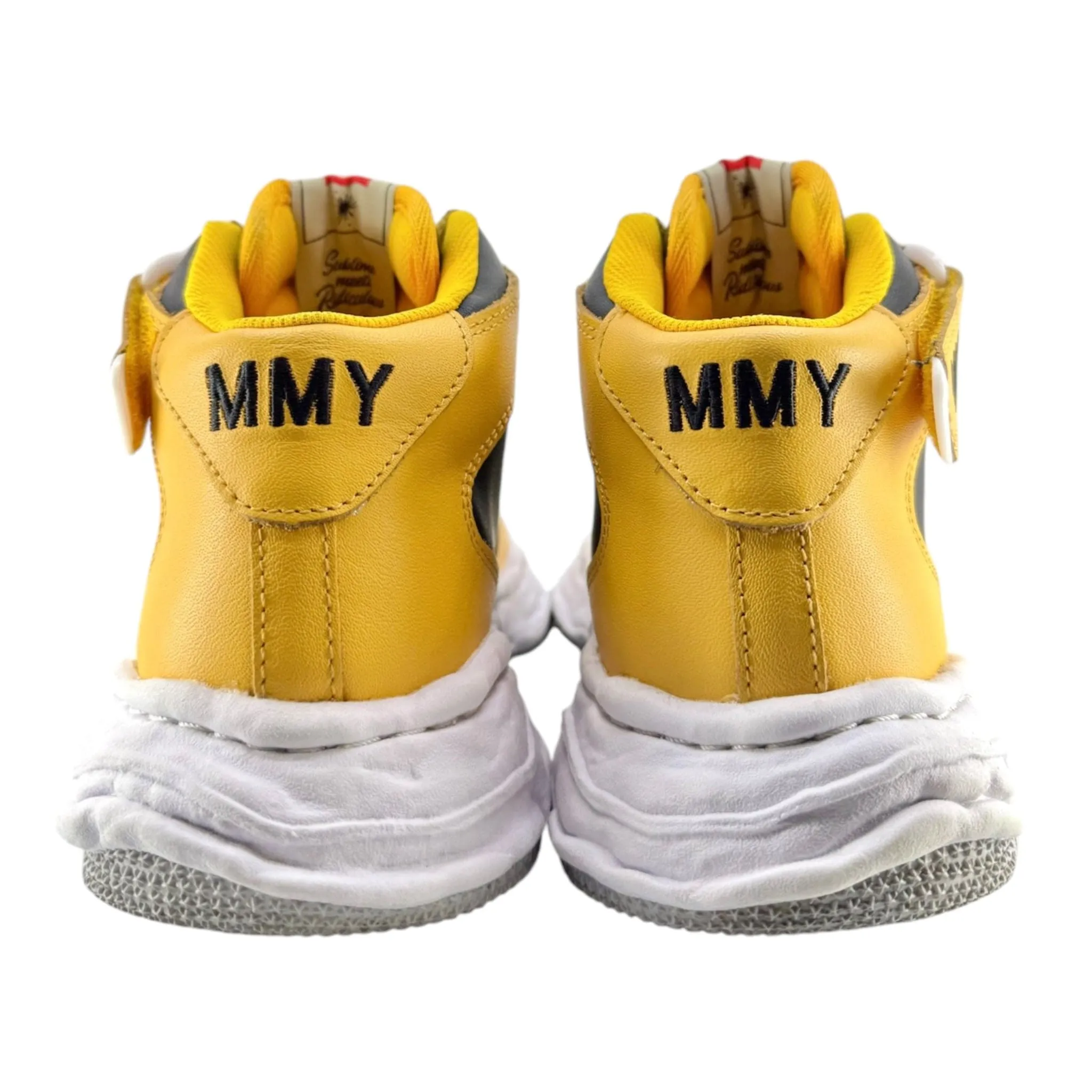 Maison Mihara Yasuhiro Wayne OG Sole Sneaker High Yellow Black Pre-Owned
