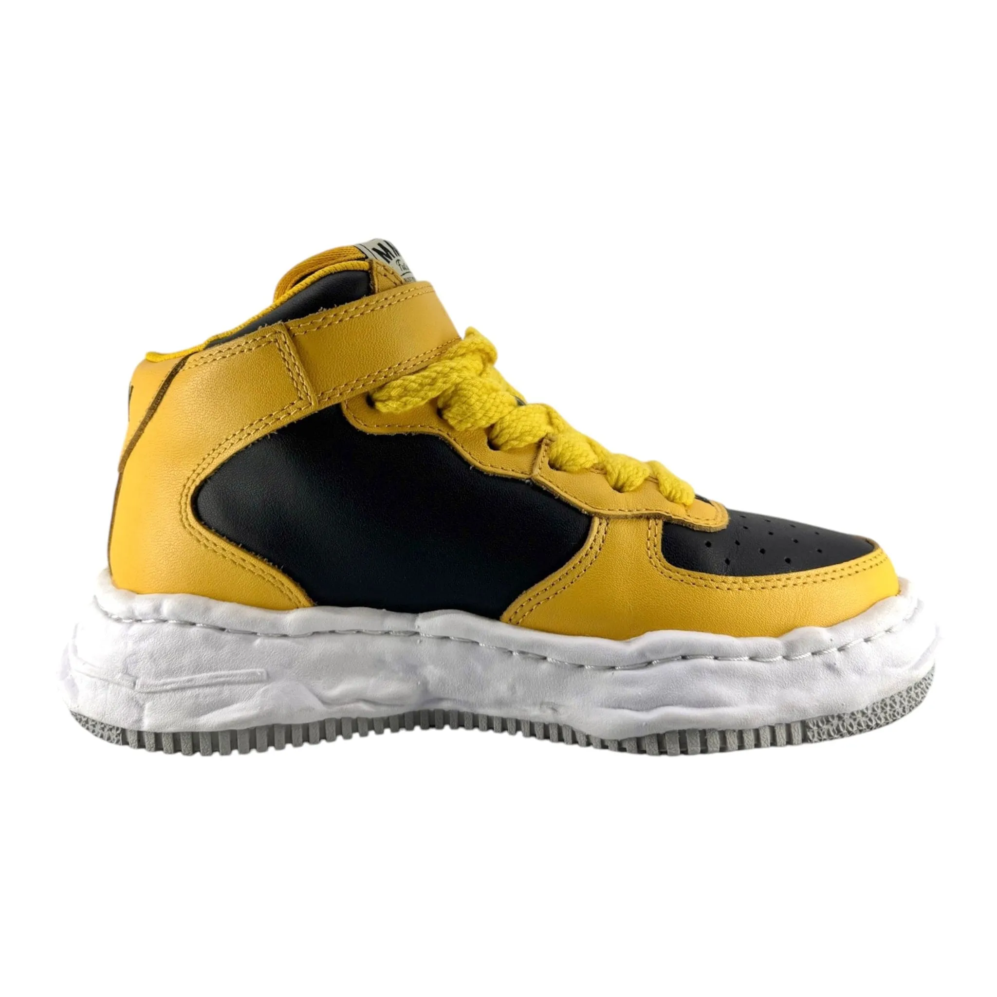 Maison Mihara Yasuhiro Wayne OG Sole Sneaker High Yellow Black Pre-Owned