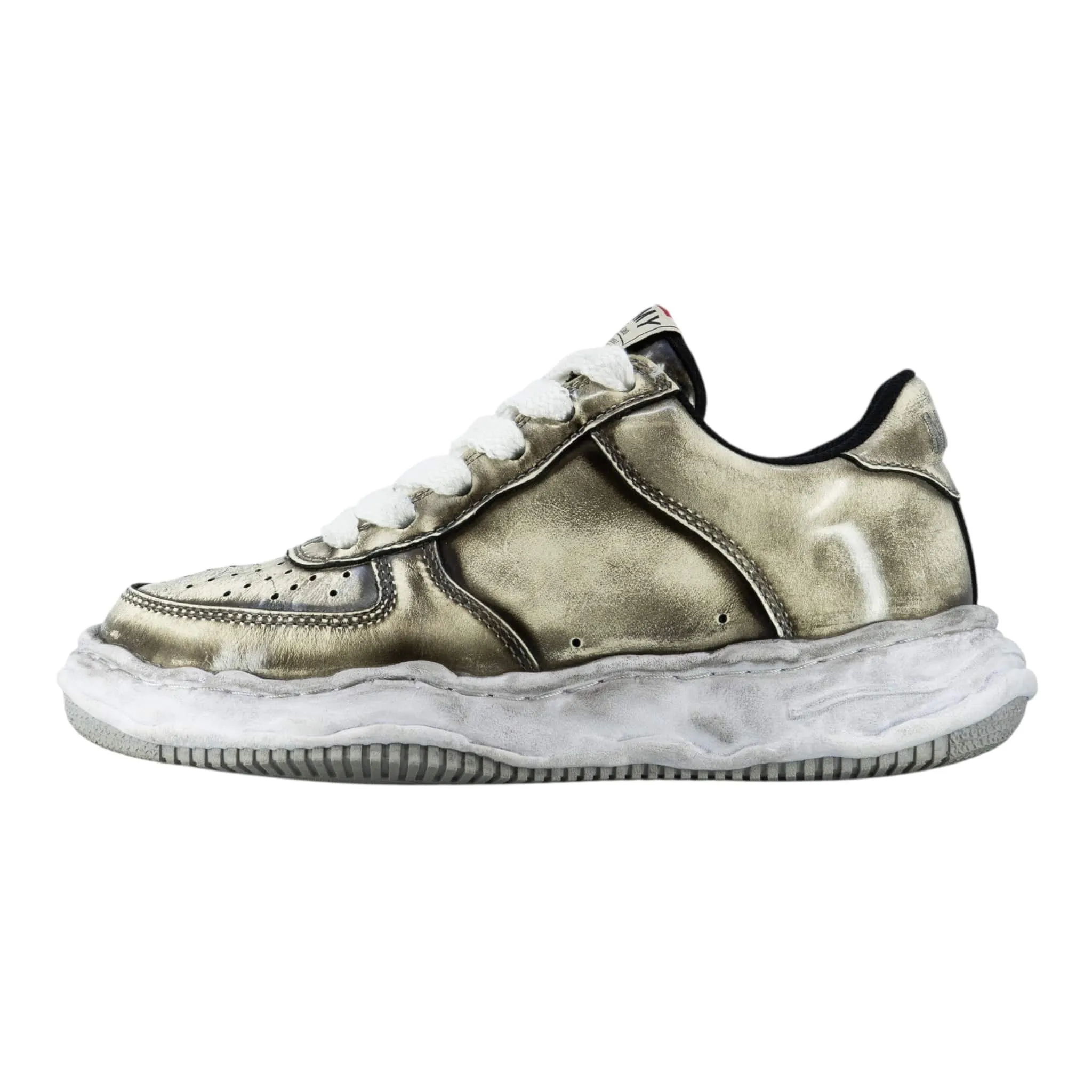 Maison Mihara Yasuhiro Wayne OG Sole Sneaker Low Patent Leather White Pre-Owned