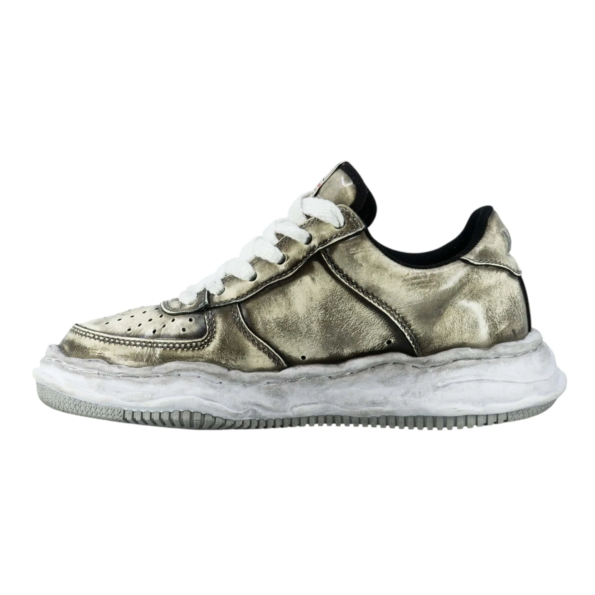 Maison Mihara Yasuhiro Wayne OG Sole Sneaker Low Patent Leather White Pre-Owned