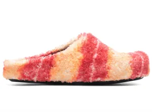 Marni Fussbet Sabot Loafers Red Multi