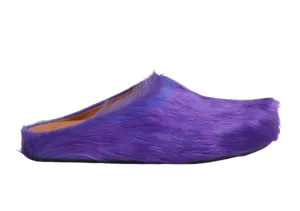 Marni Fussbet Sabot Mules Purple