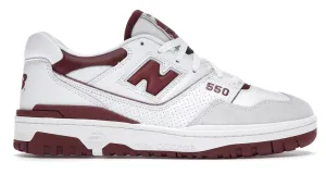 New Balance 550 Sea Salt Burgundy