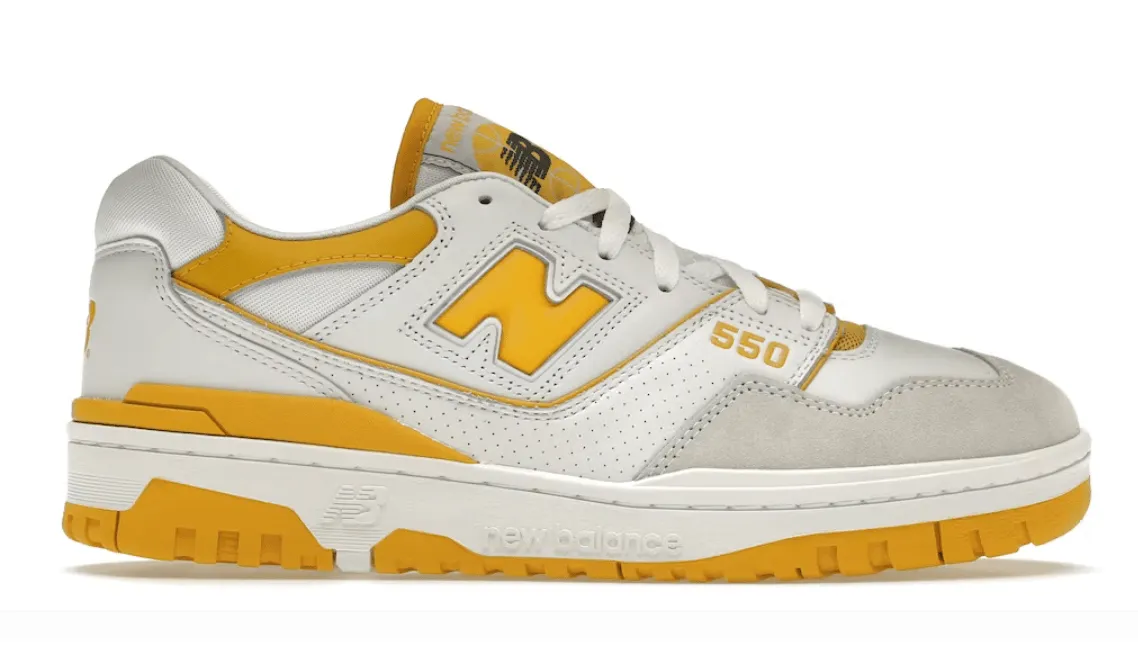 New Balance 550 Sea Salt Varsity Gold