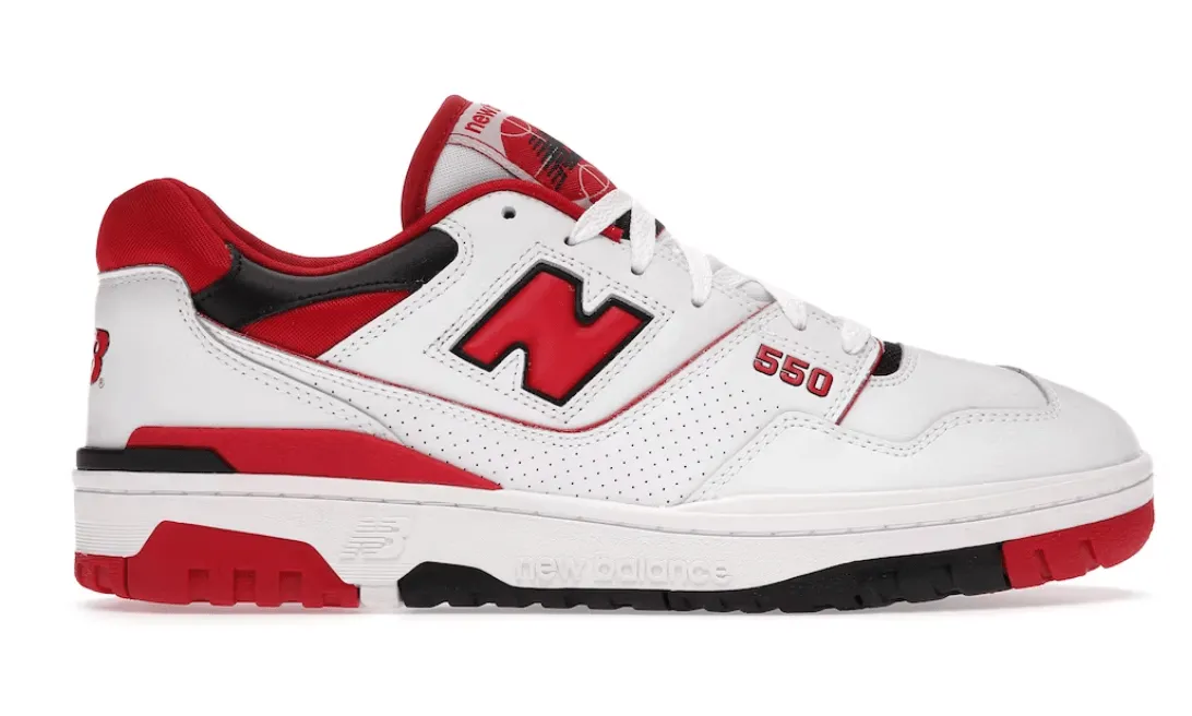 New Balance 550 White Red