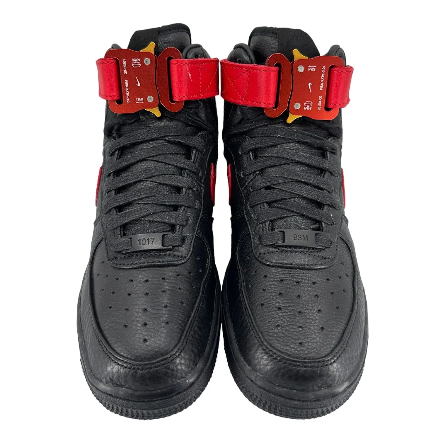 Nike Air Force 1 High 1017 ALYX 9SM Black Red Pre-Owned
