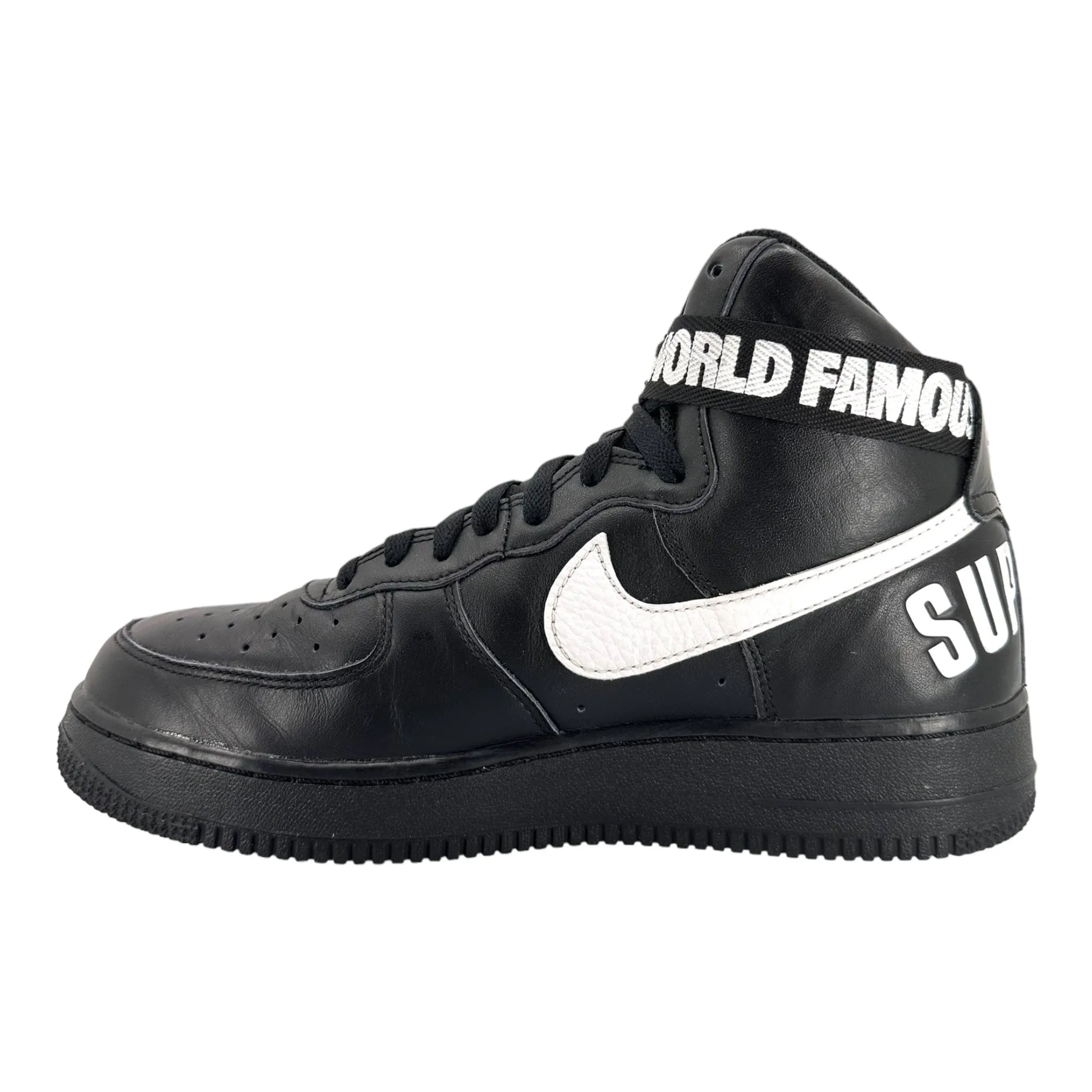 Nike Air Force 1 High Supreme World Famous Black Pre-Owned