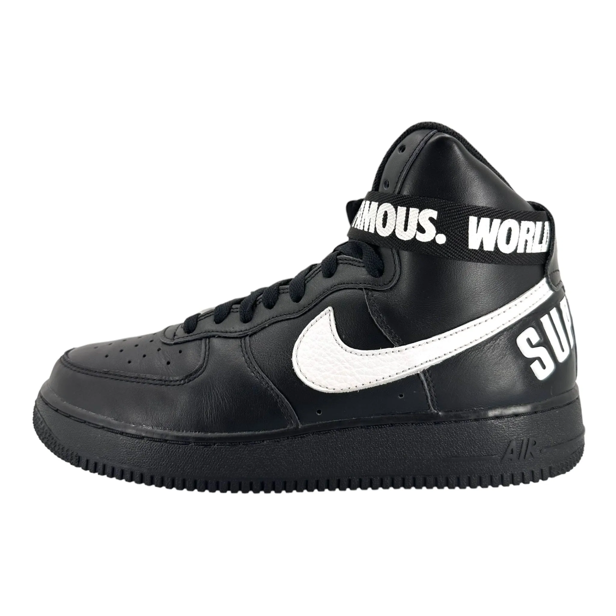 Nike Air Force 1 High Supreme World Famous Black Pre-Owned