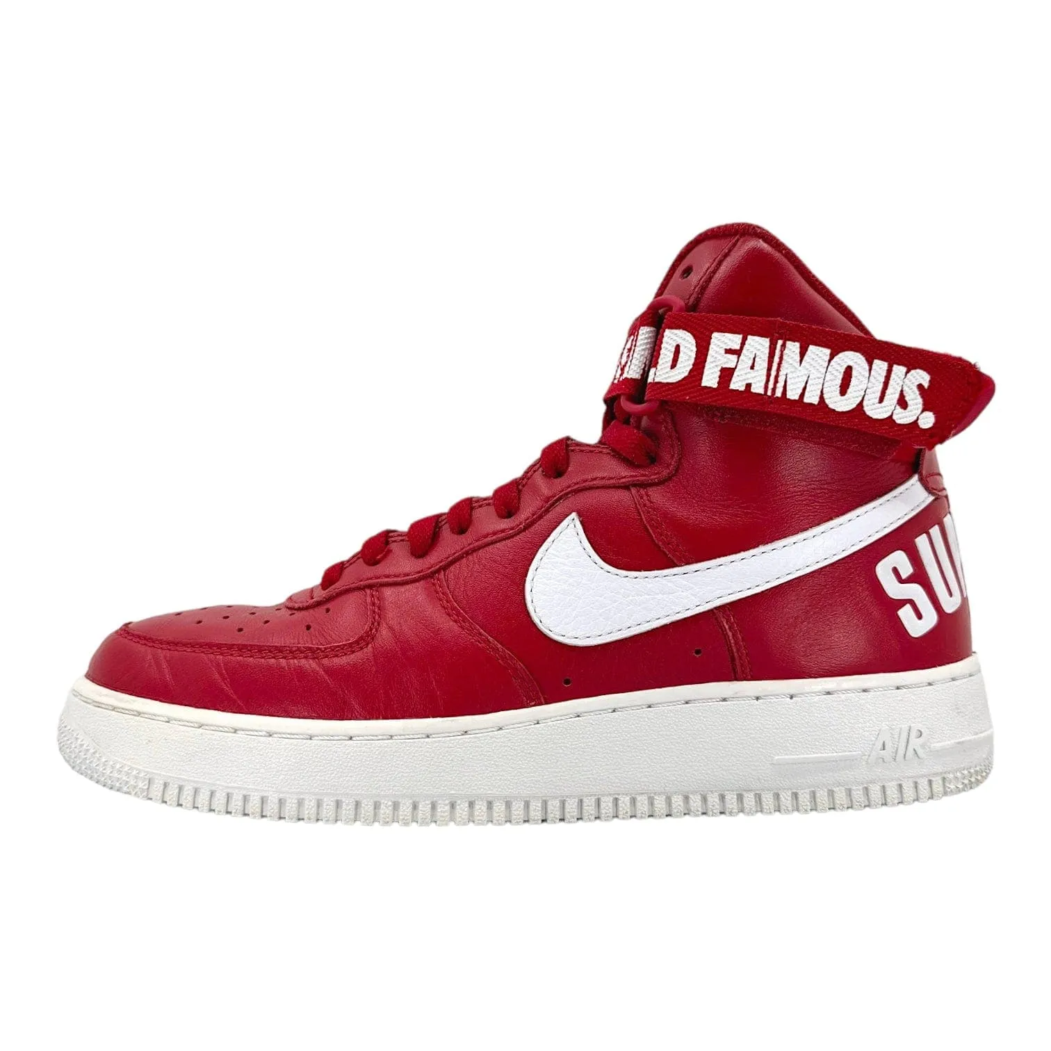 Nike Air Force 1 High Supreme World Famous Red Pre-Owned