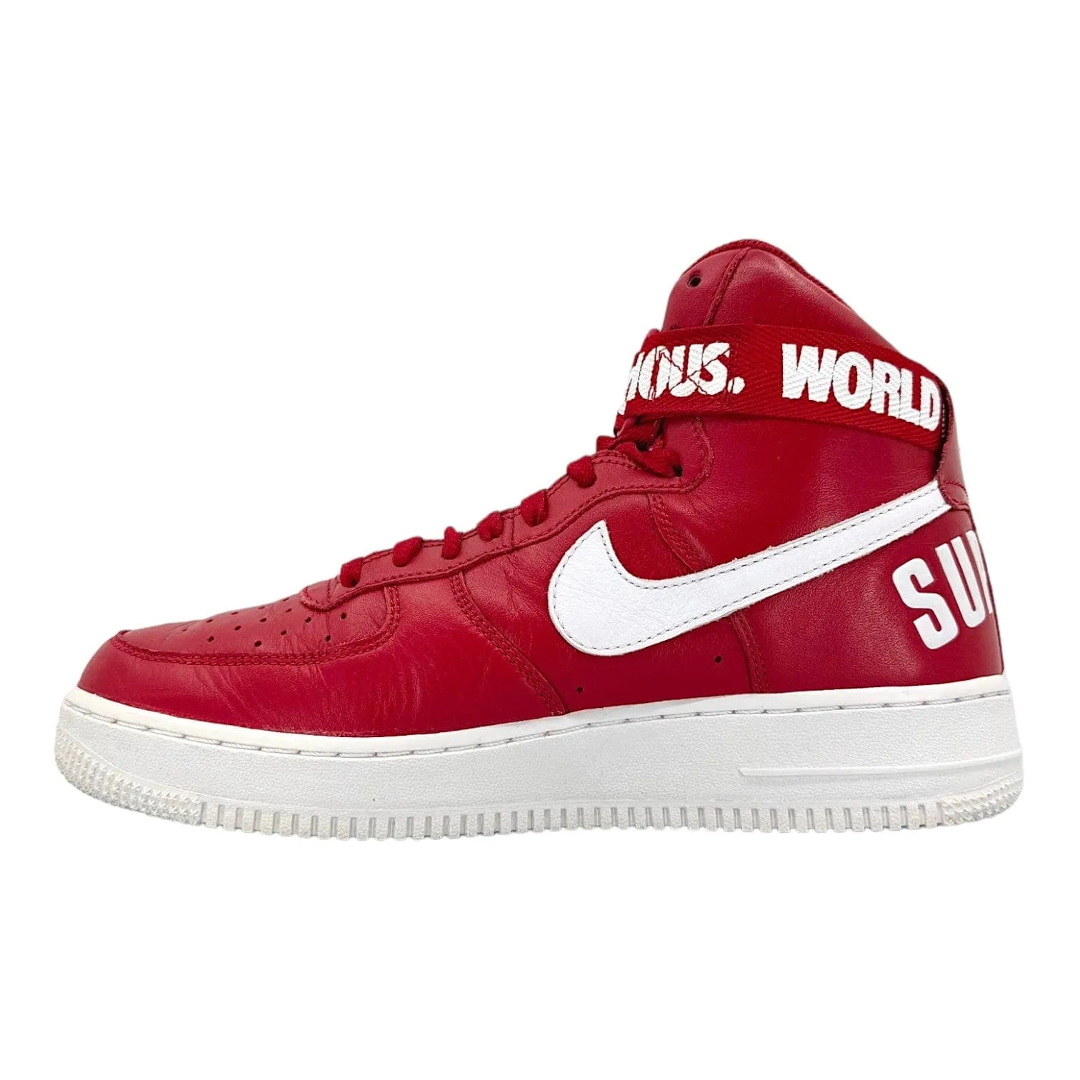 Nike Air Force 1 High Supreme World Famous Red Pre-Owned