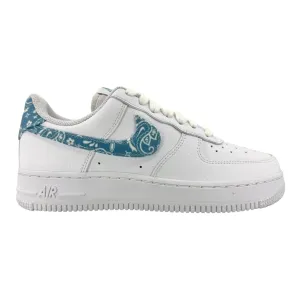 Nike Air Force 1 Low '07 Essential White Worn Blue Paisley (W)