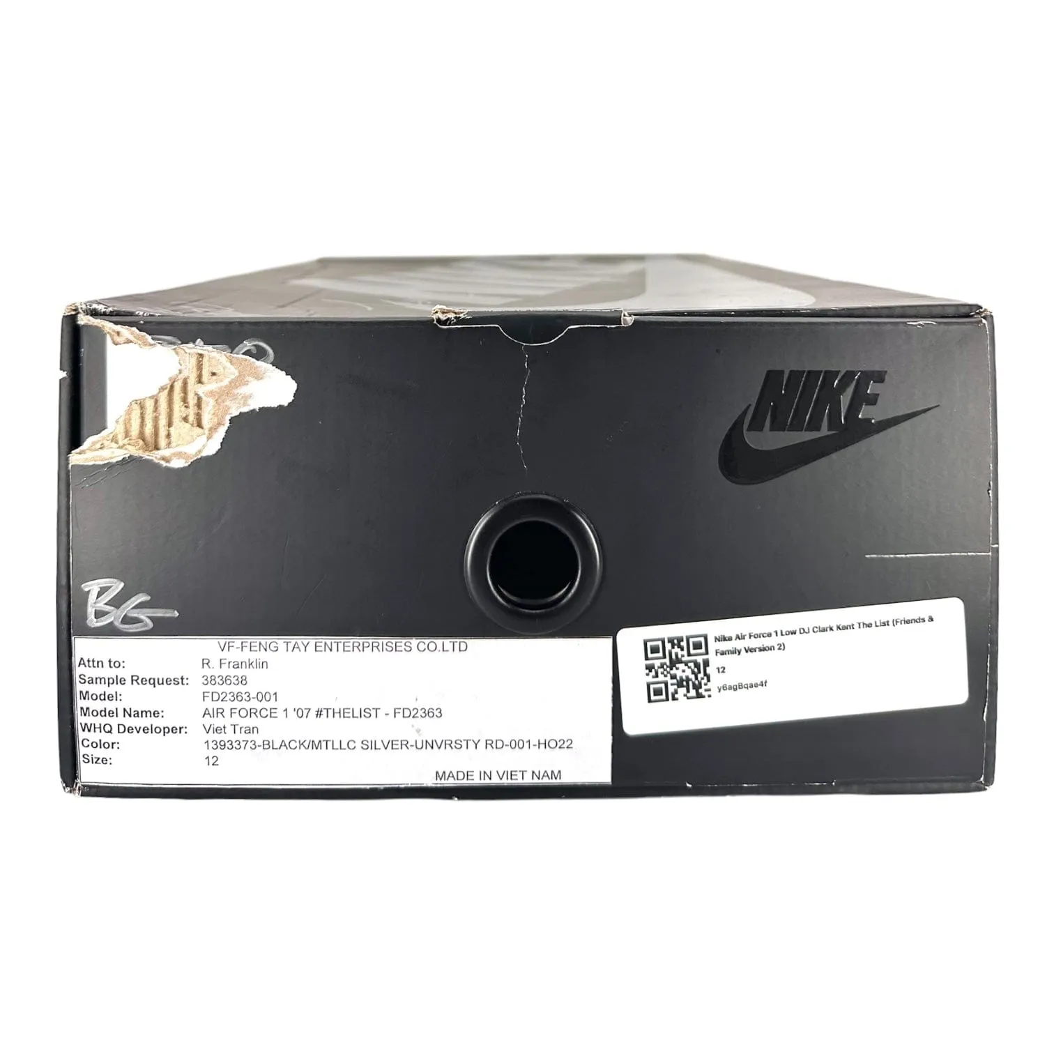 Nike Air Force 1 Low DJ Clark Kent The List (Friends & Family Version 2)
