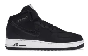 Nike Air Force 1 Mid Stussy Black White