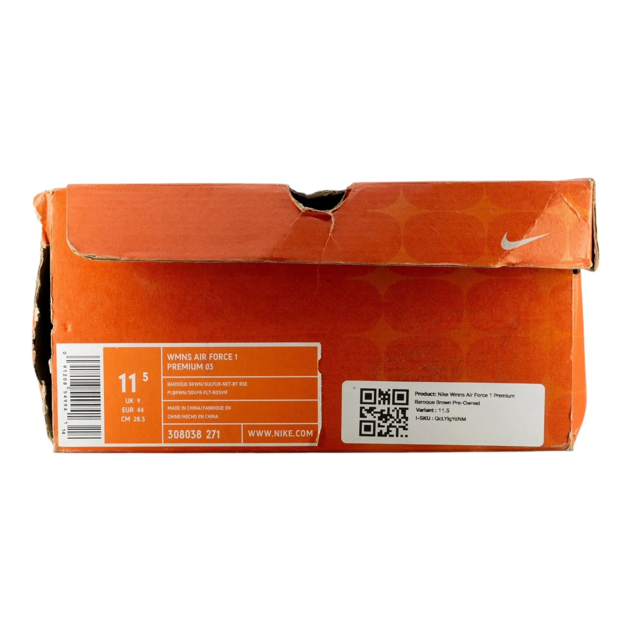 Nike Air Force 1 Premium Baroque Brown (W) Pre-Owned