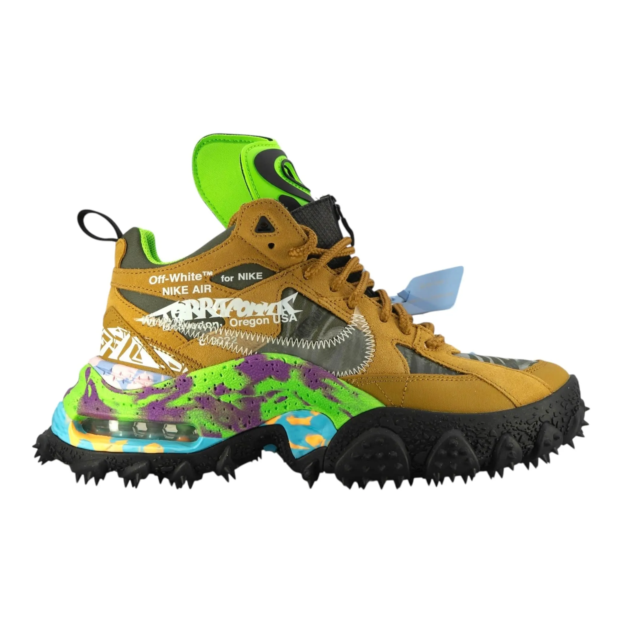 Nike Air Terra Forma Off-White Wheat Green Strike