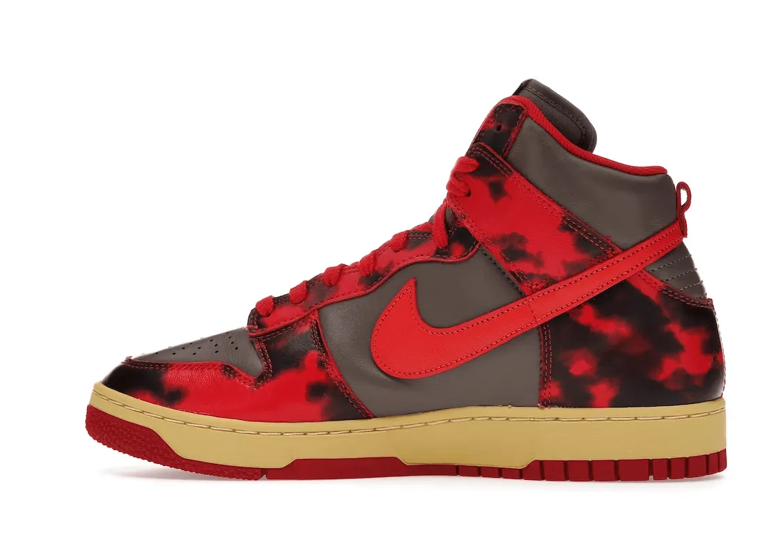 Nike Dunk High 1985 Red Acid Wash