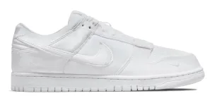 Nike Dunk Low Dover Street Market Triple White Velvet