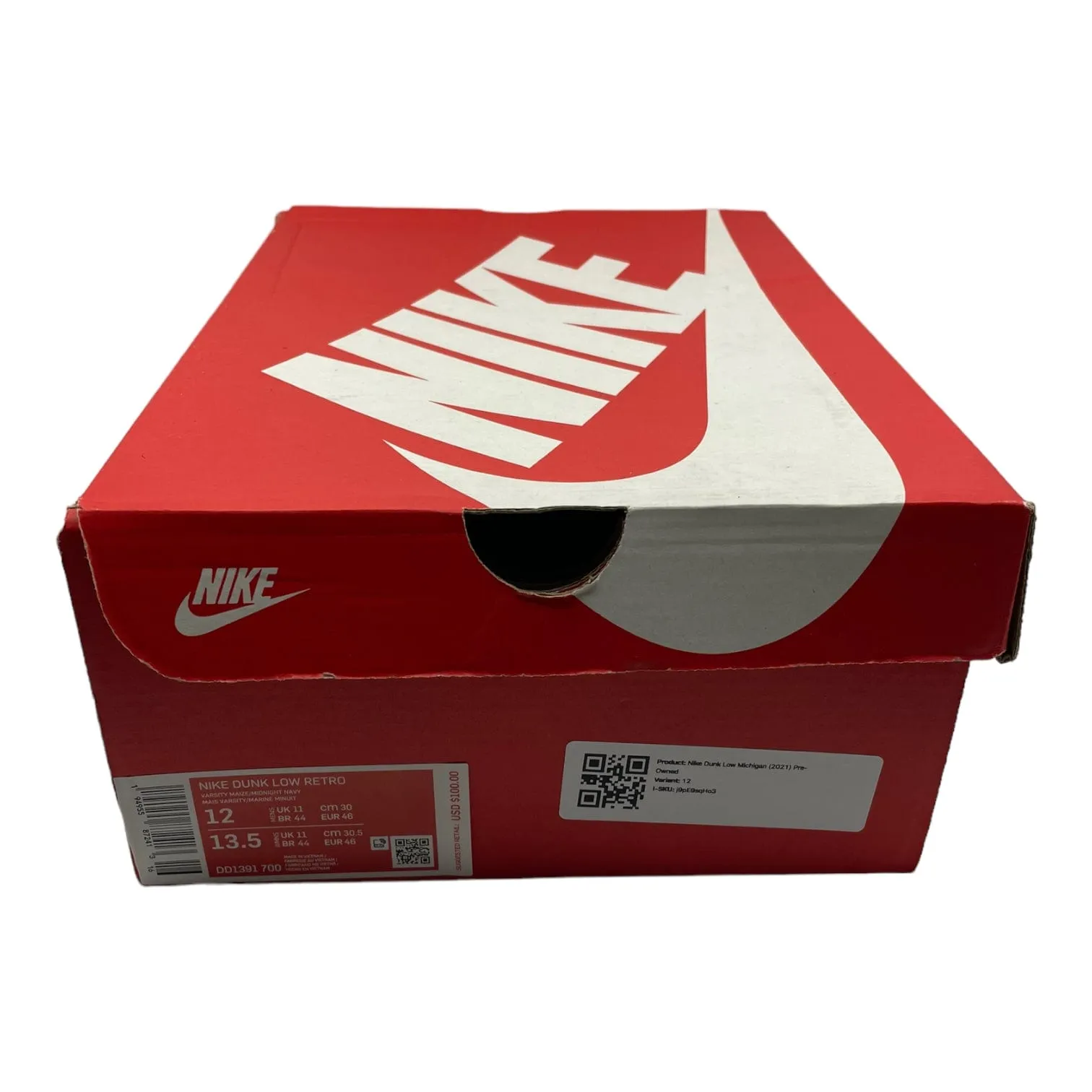 Nike Dunk Low Michigan (2021) Pre-Owned